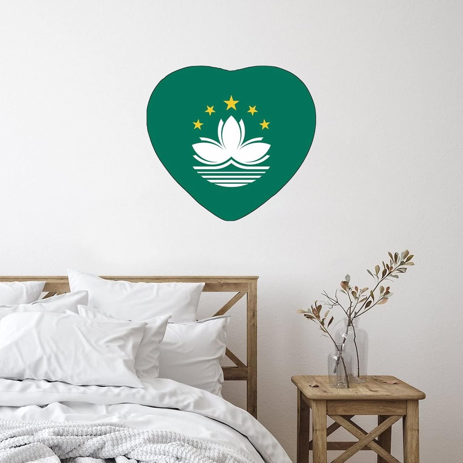 Autravelco 18in Vinyl Wall Quotes Sticker Macau Design