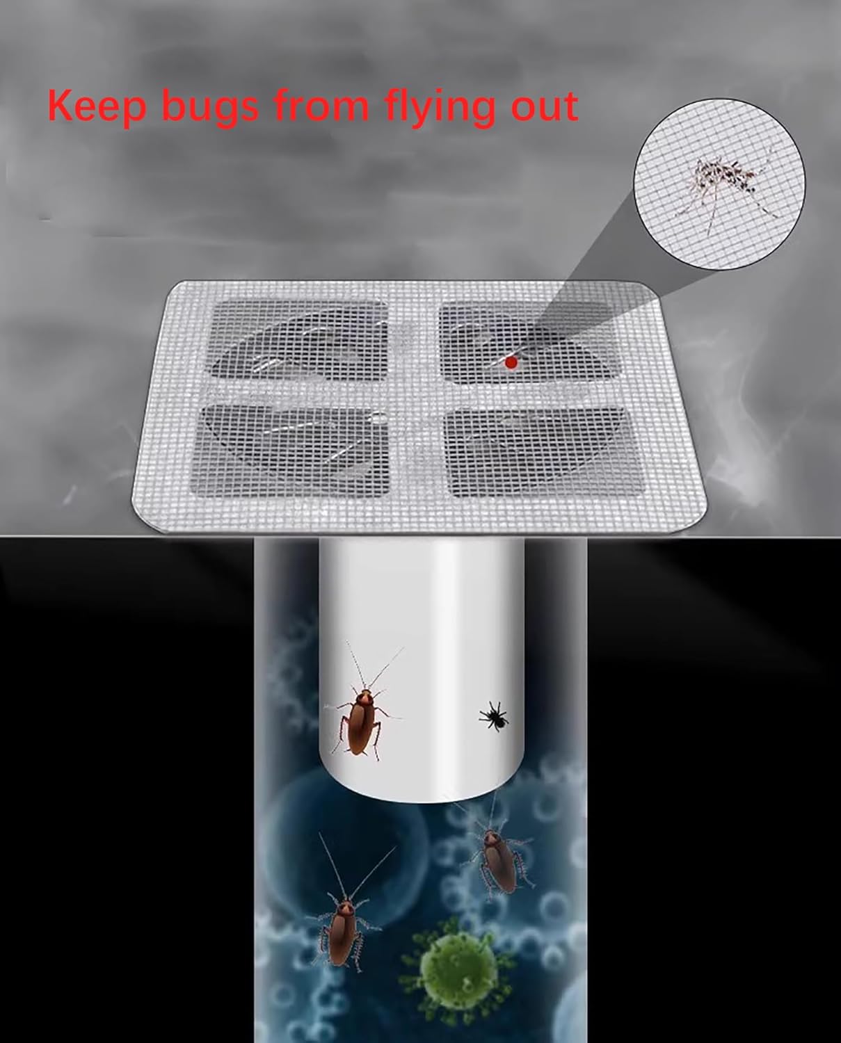 KDUPUP Disposable Hair Catcher Drain Cover Stickers