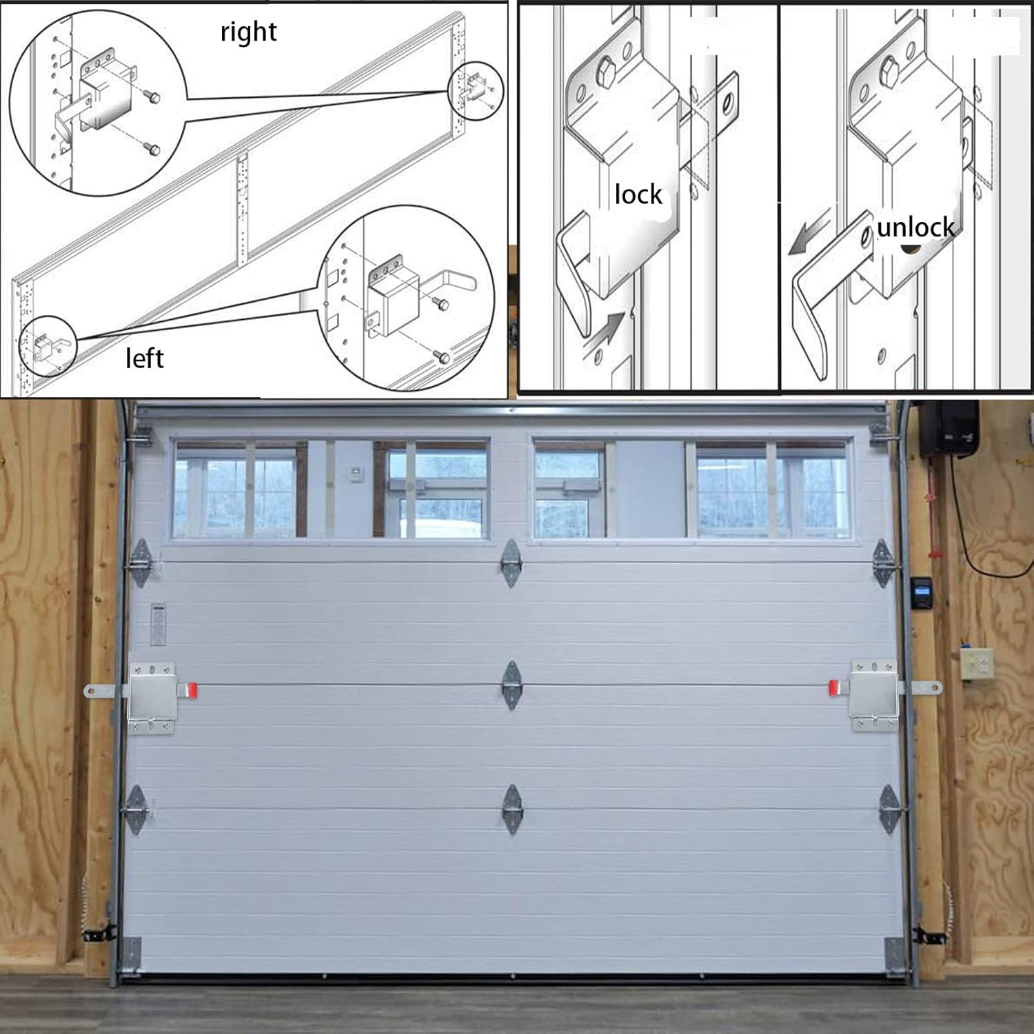 Wedelweib Garage Door Sidelock 2 Pack 1