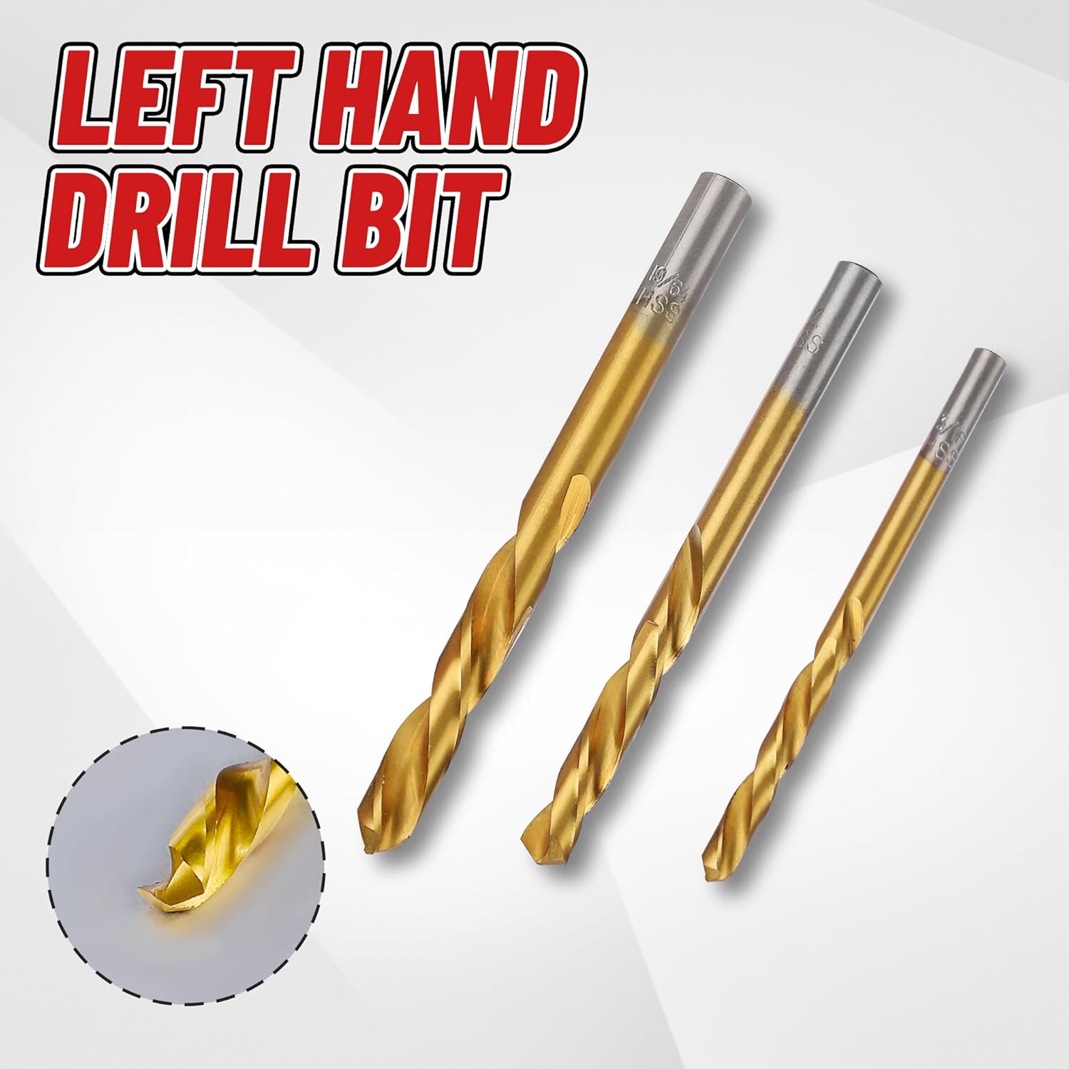 14 Piece Screw Extractor Set with Left Hand Drill Bits