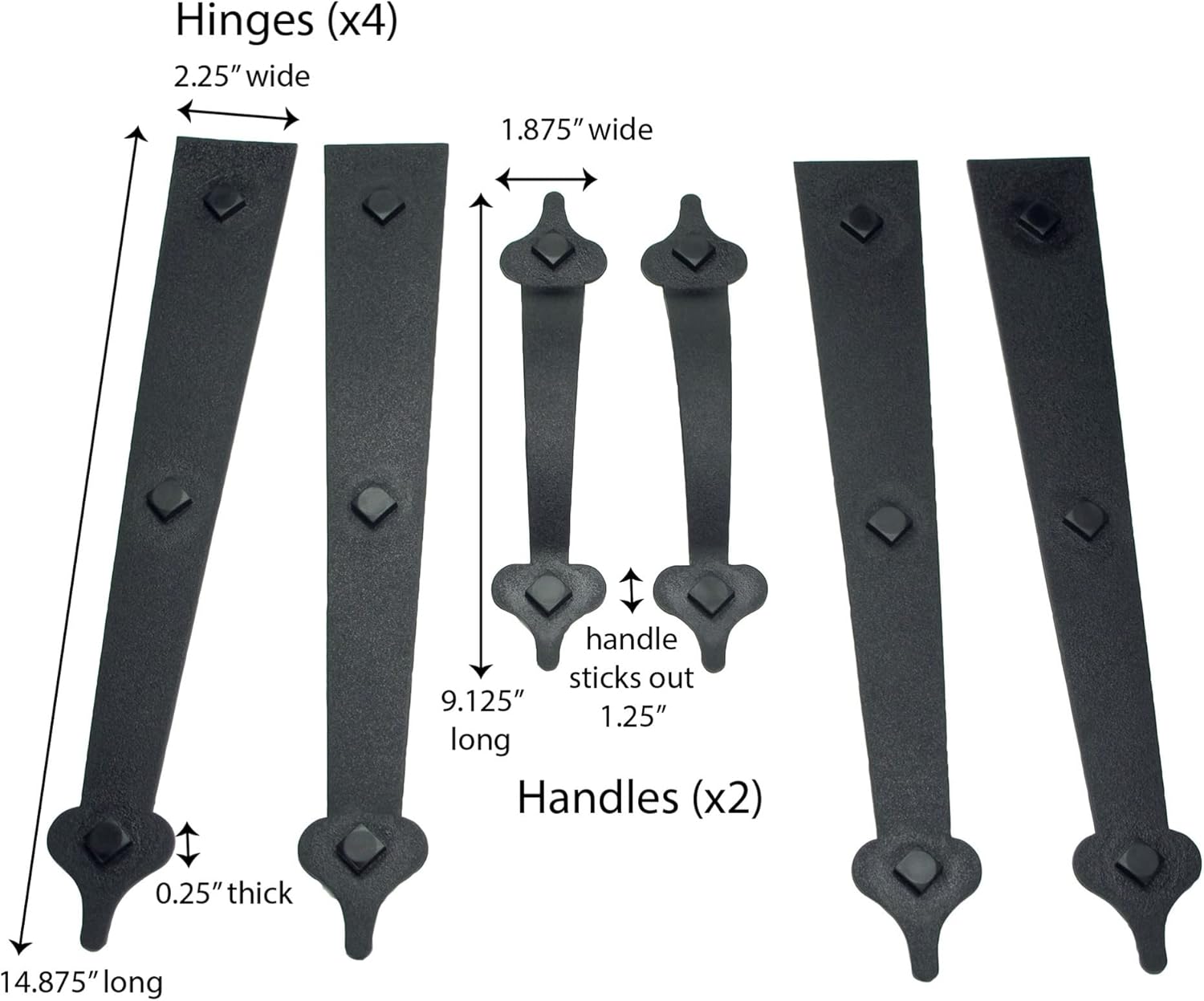 Household Essentials Decorative Garage Door Magnets Set of 6