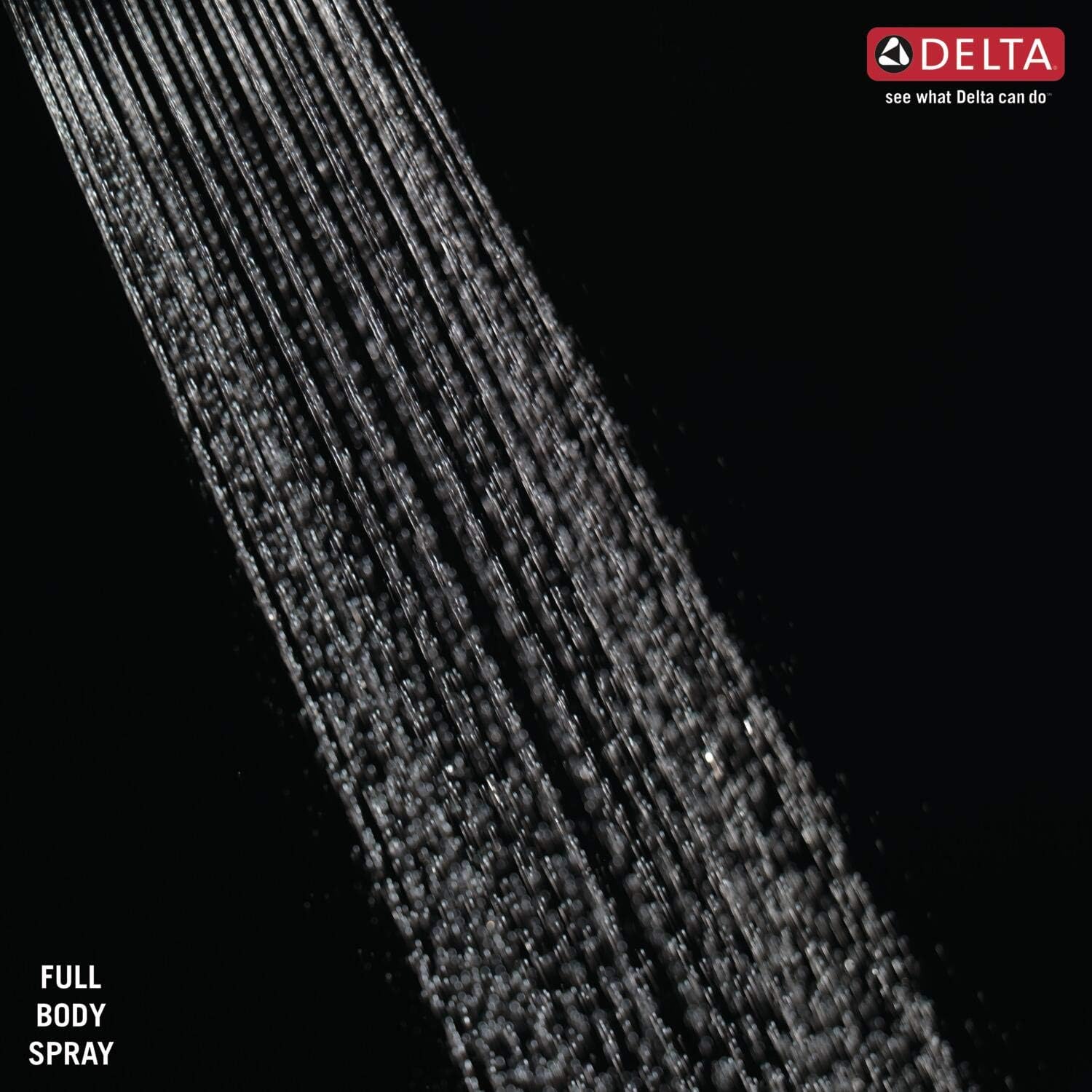 Delta Faucet 35-inch Single Spray Shower Head Brushed Nickel