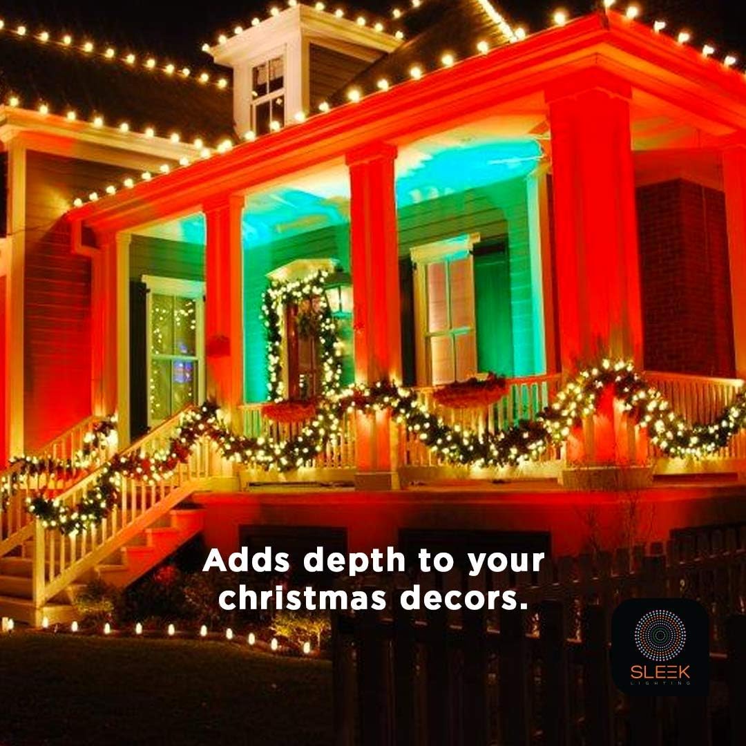 SLEEKLIGHTING 23W T2 Red Spiral CFL Bulb 4 Pack UL Approved