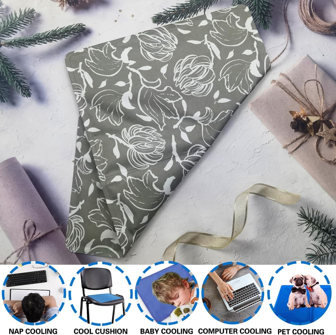 Reusable Gel Ice Pack for Head Cooling and Body Pain Relief