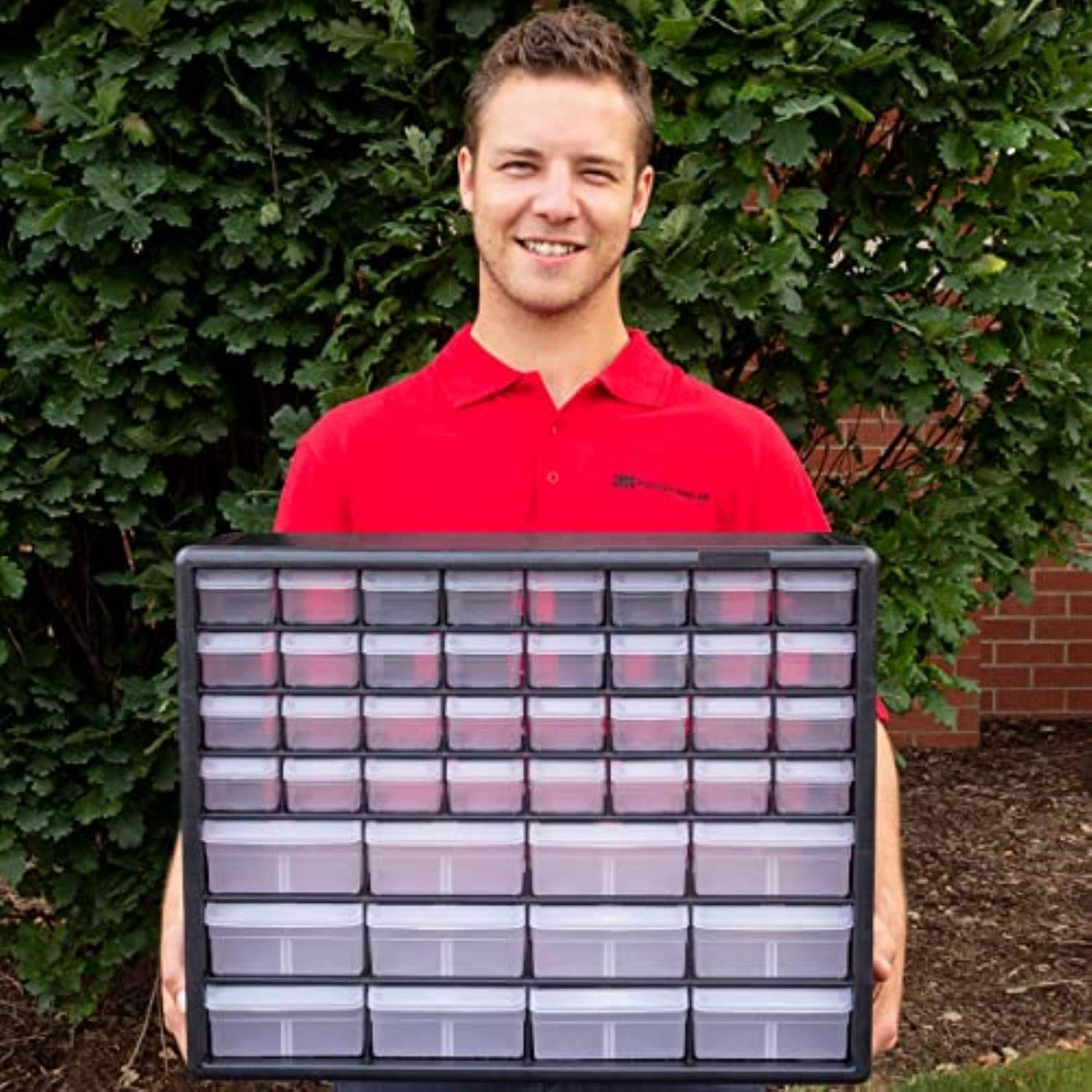 Akro-Mils 44-Drawer Plastic Cabinet for Garage Home Storage