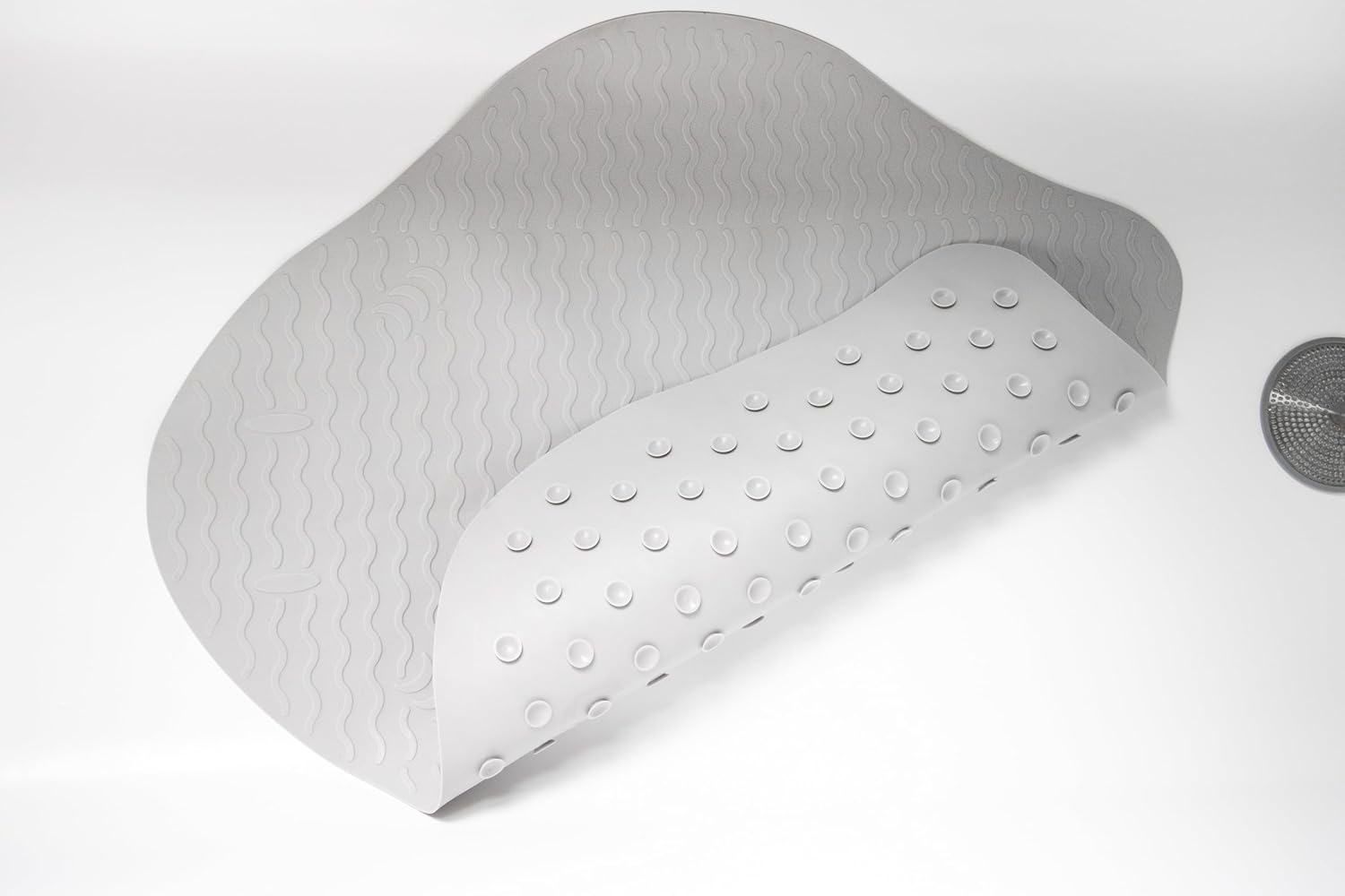 Ubbi Stingray Bath Mat for Baby Gray