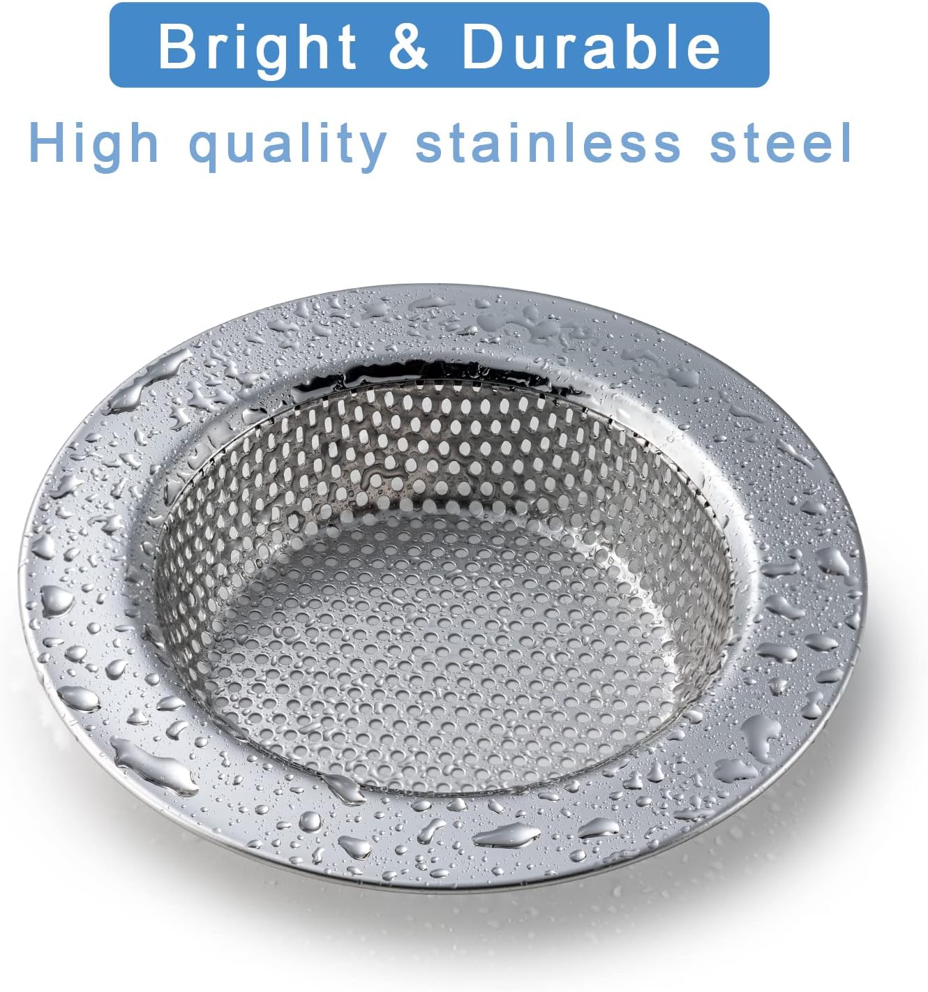 Honmein 2 Pcs Sink Strainer for 45 Inch Drain Basket