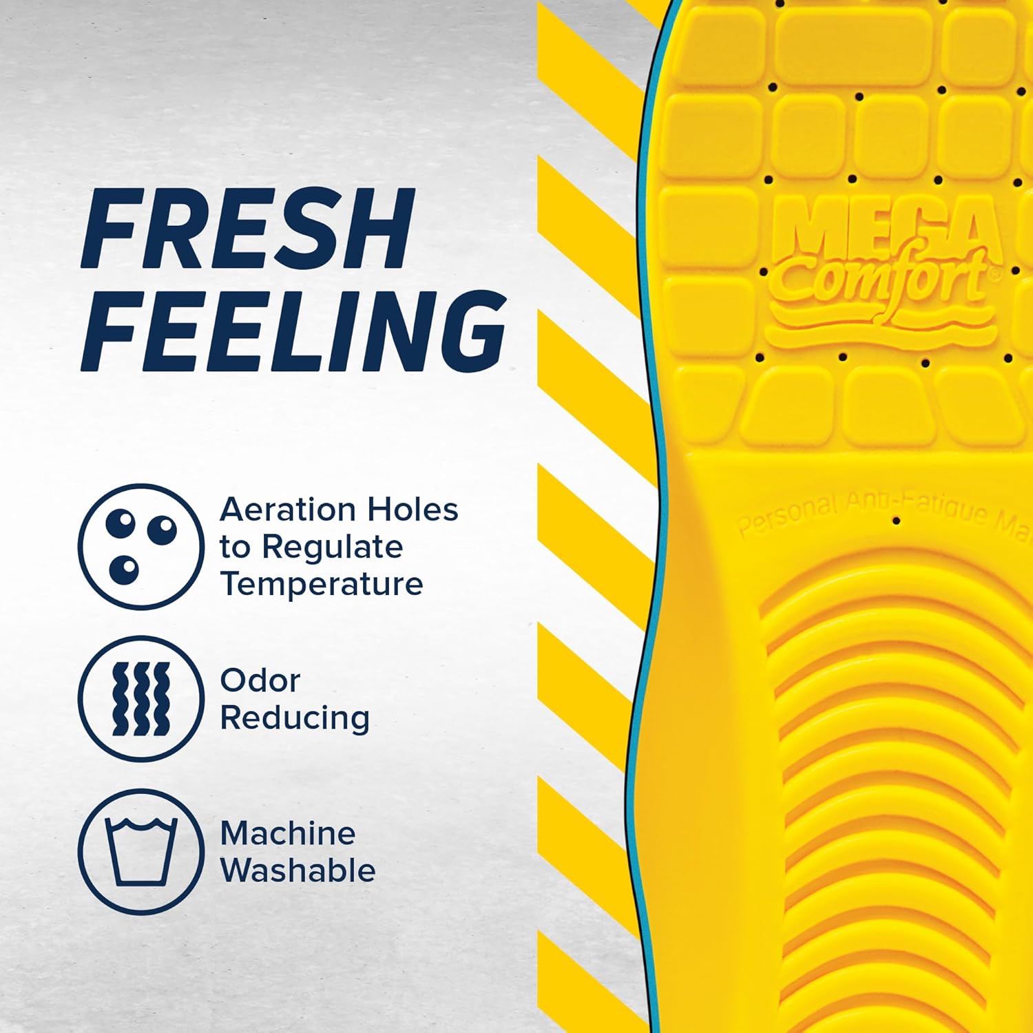 MEGA Comfort Insoles - PAM M14 Yellow 1