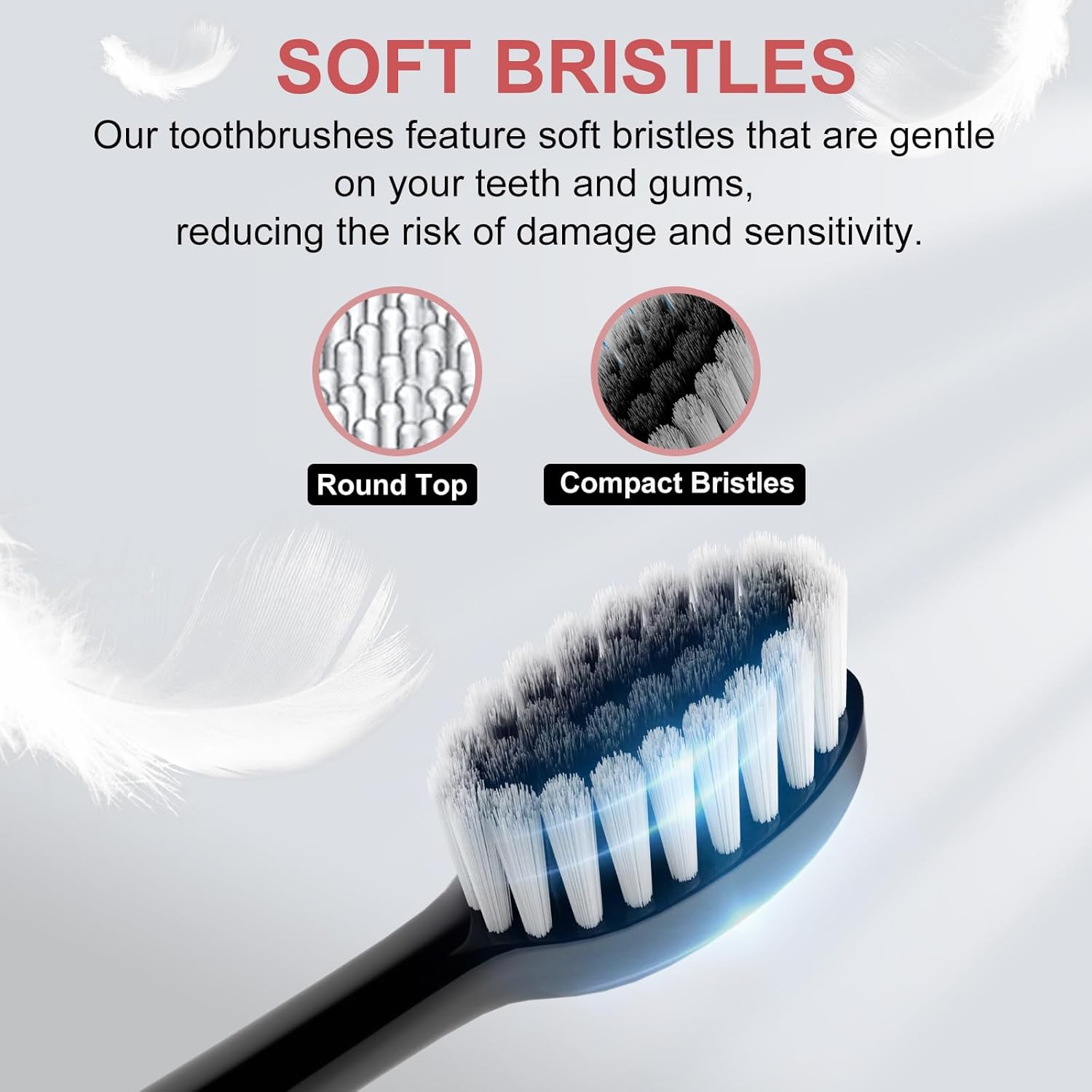 MAXWISDOM Sonic Kids Toothbrush 2 Pack with 10 Heads and Holder