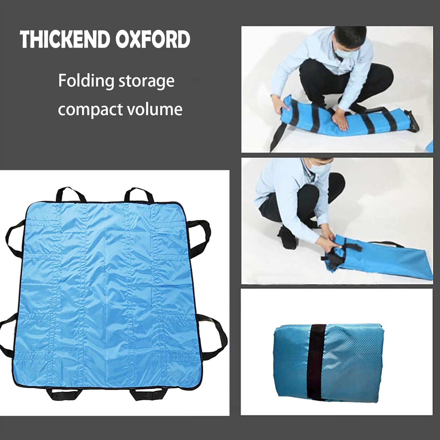 BoxLuote Positioning Bed Pad with Handles 48x40