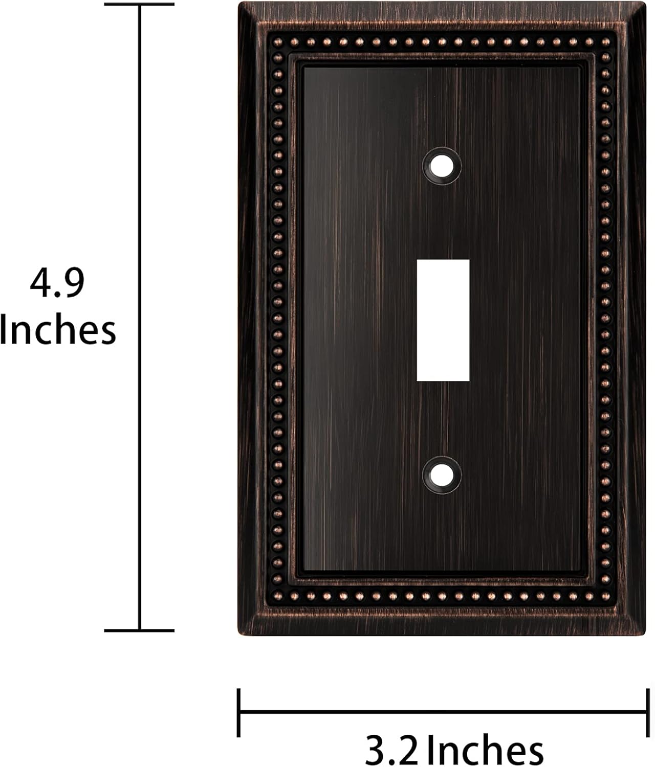Henne Bery Sunken Pearls Wall Plate 2 Pack Aged Bronze