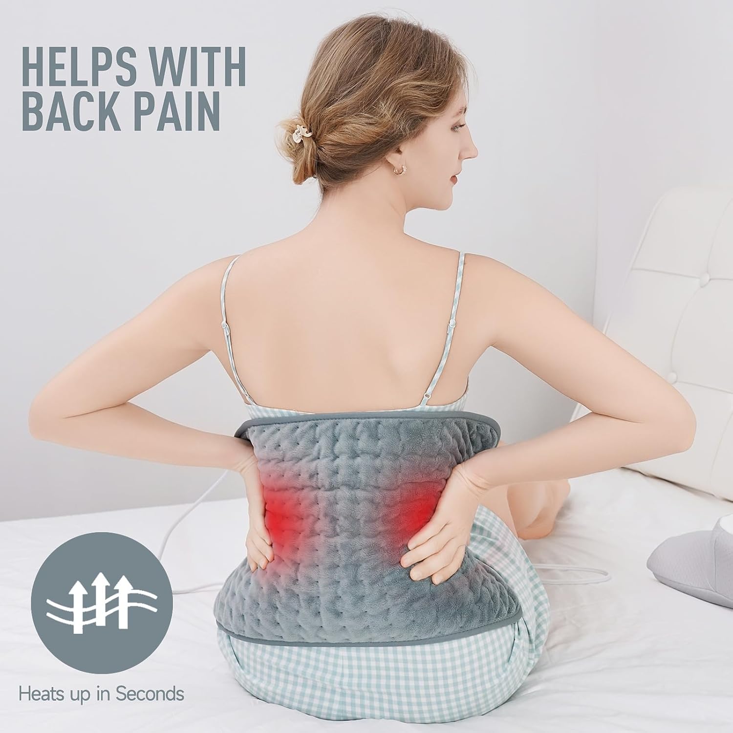 KOT Heating Pad - 6 Heat Settings Auto Shut Off 12x24 Inch