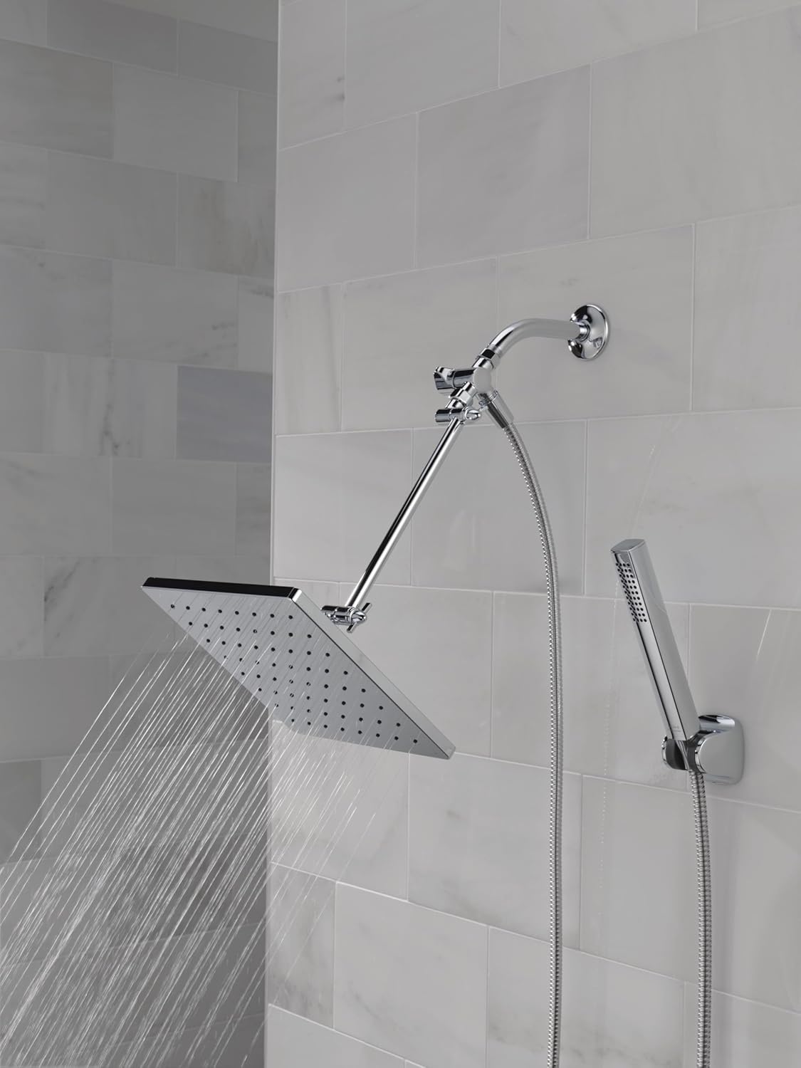 Delta 10-Inch Raincan Hand Held Shower Combo - Chrome
