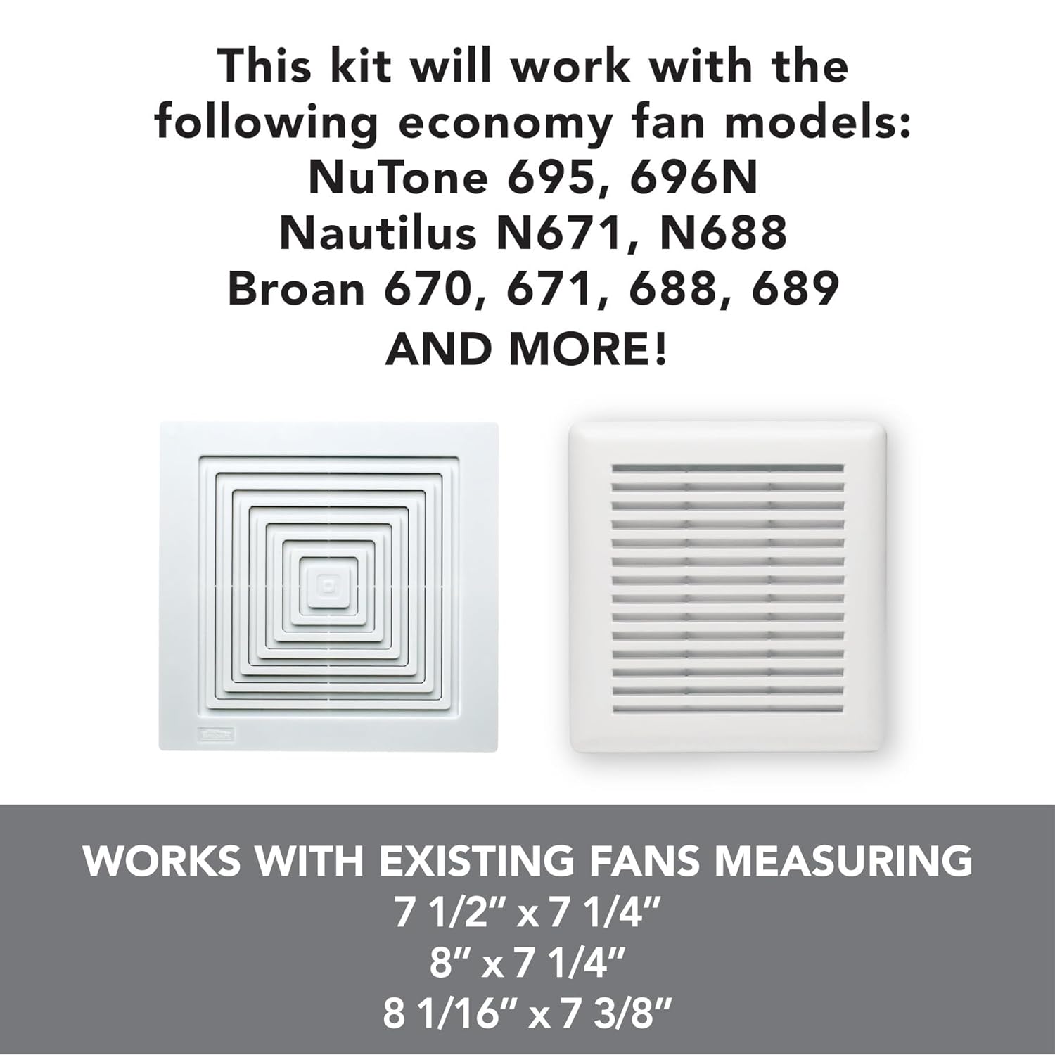 Broan-NuTone 70 CFM Exhaust Fan Motor Kit Replacement