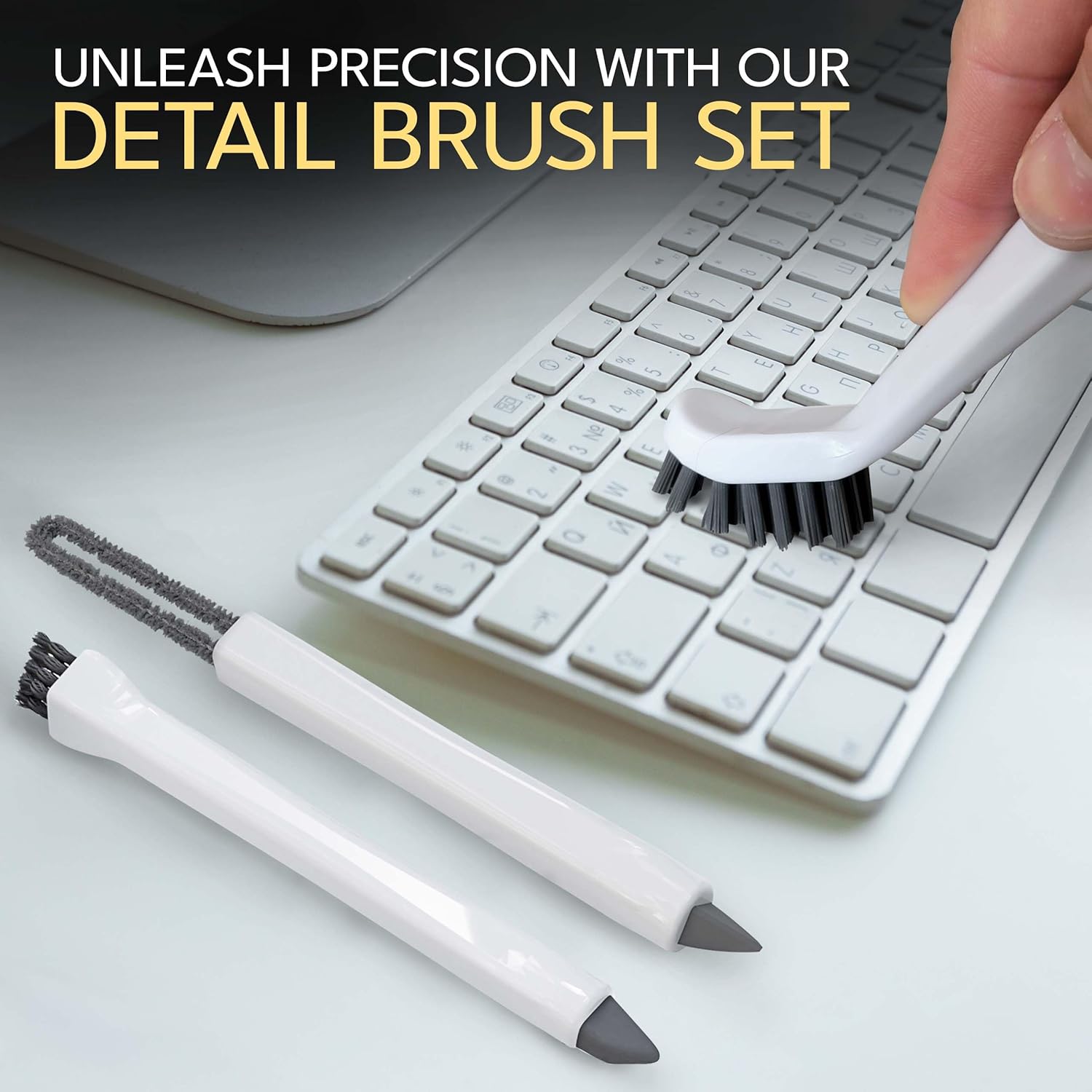 The Crown Choice Small Cleaning Brush Set 3pcs
