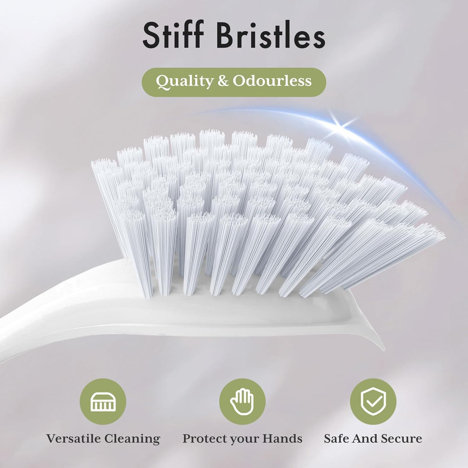 Amazer Dish Brush 2 Pack with Handle and Scrubber