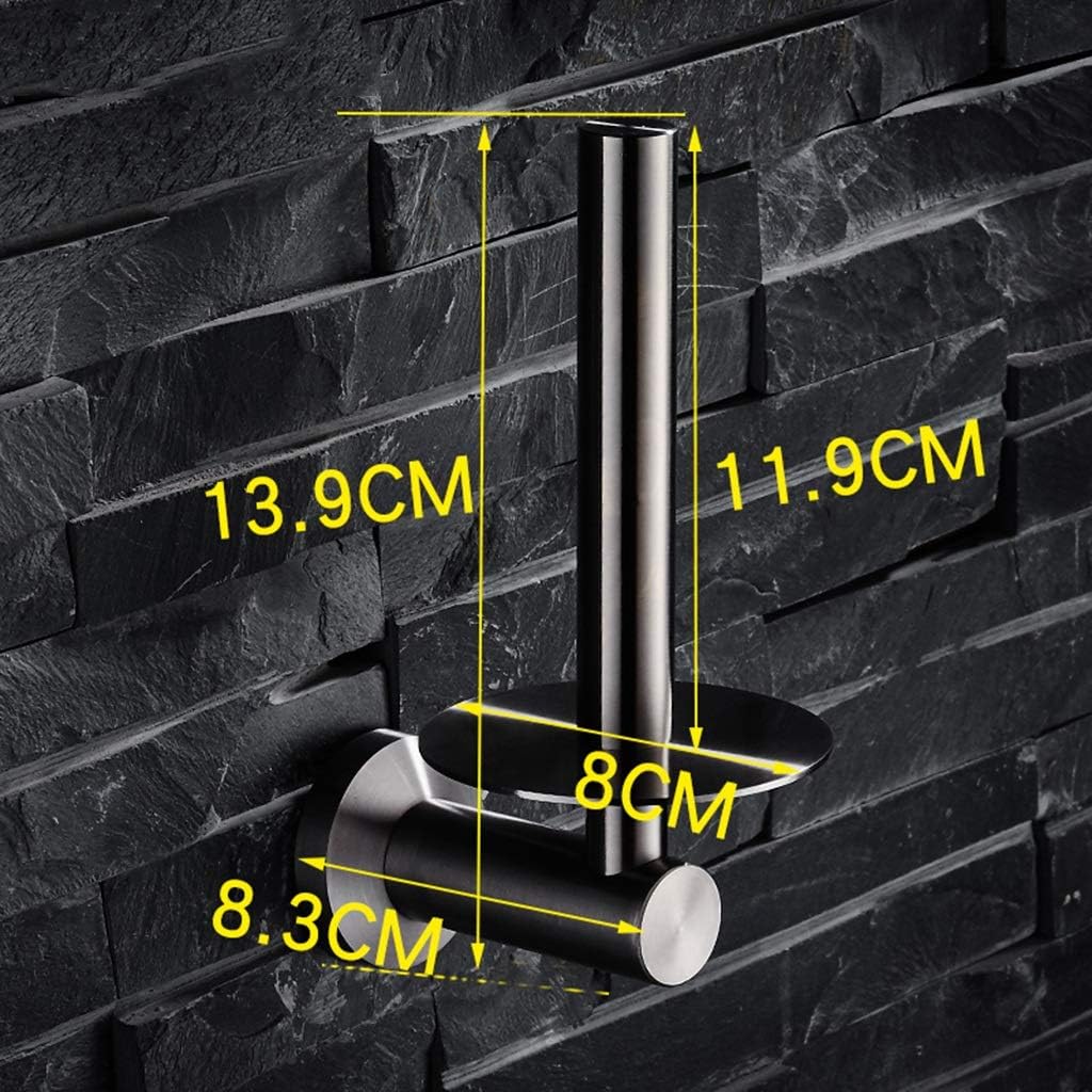 SanCak Toilet Roll Holder Wall Mounted Stainless Steel Bathroom Paper Holder 1