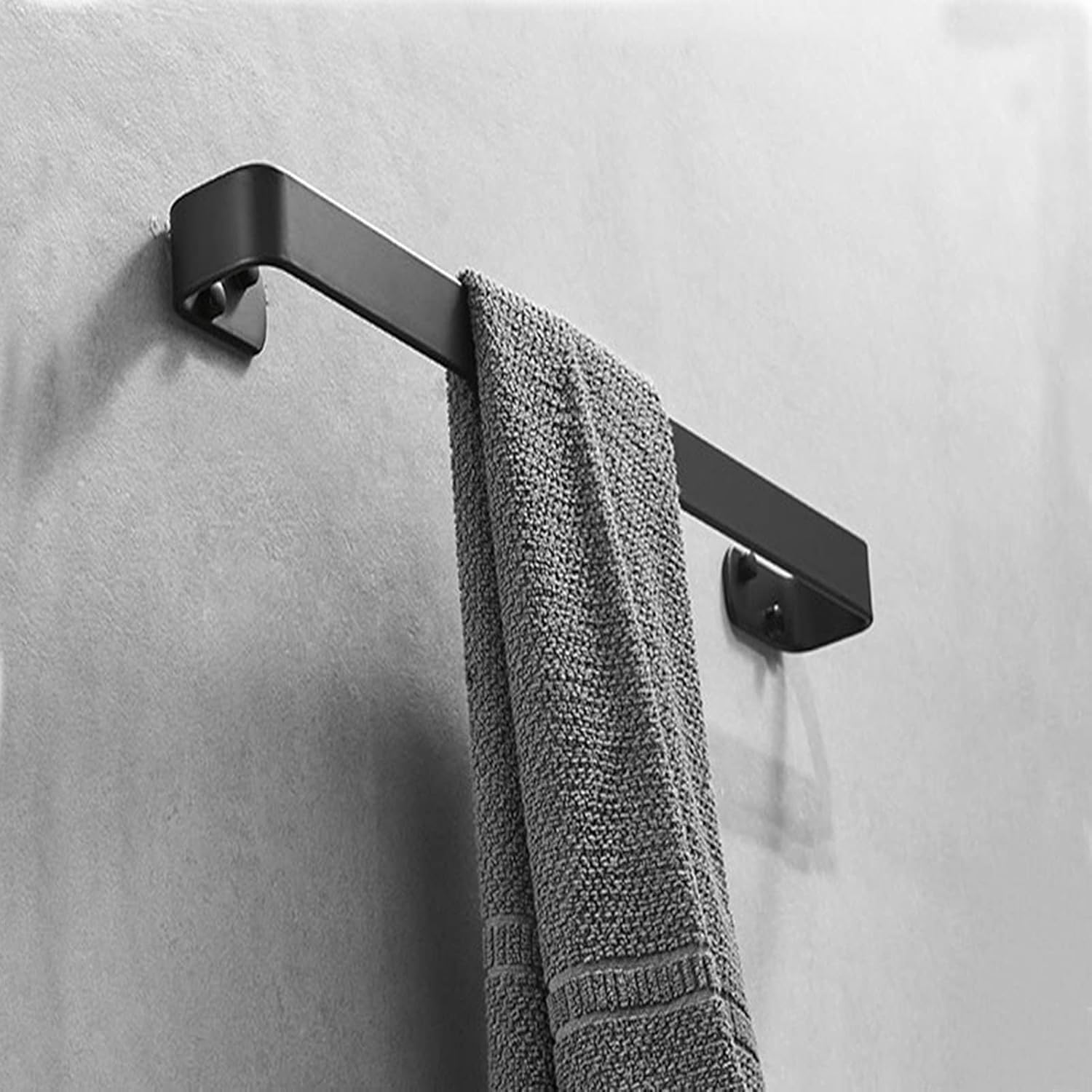 TiStm Matte Black Space Aluminum Towel Rack 30Cm