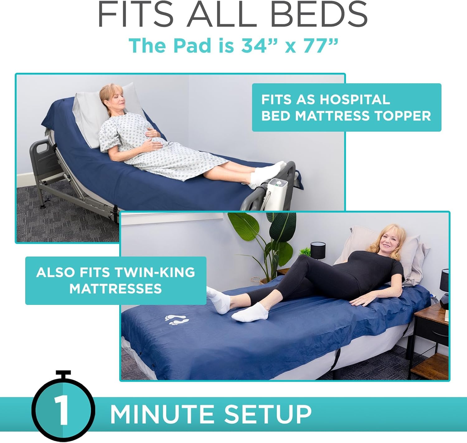 Vive 5 Alternating Pressure Mattress with Pump 1