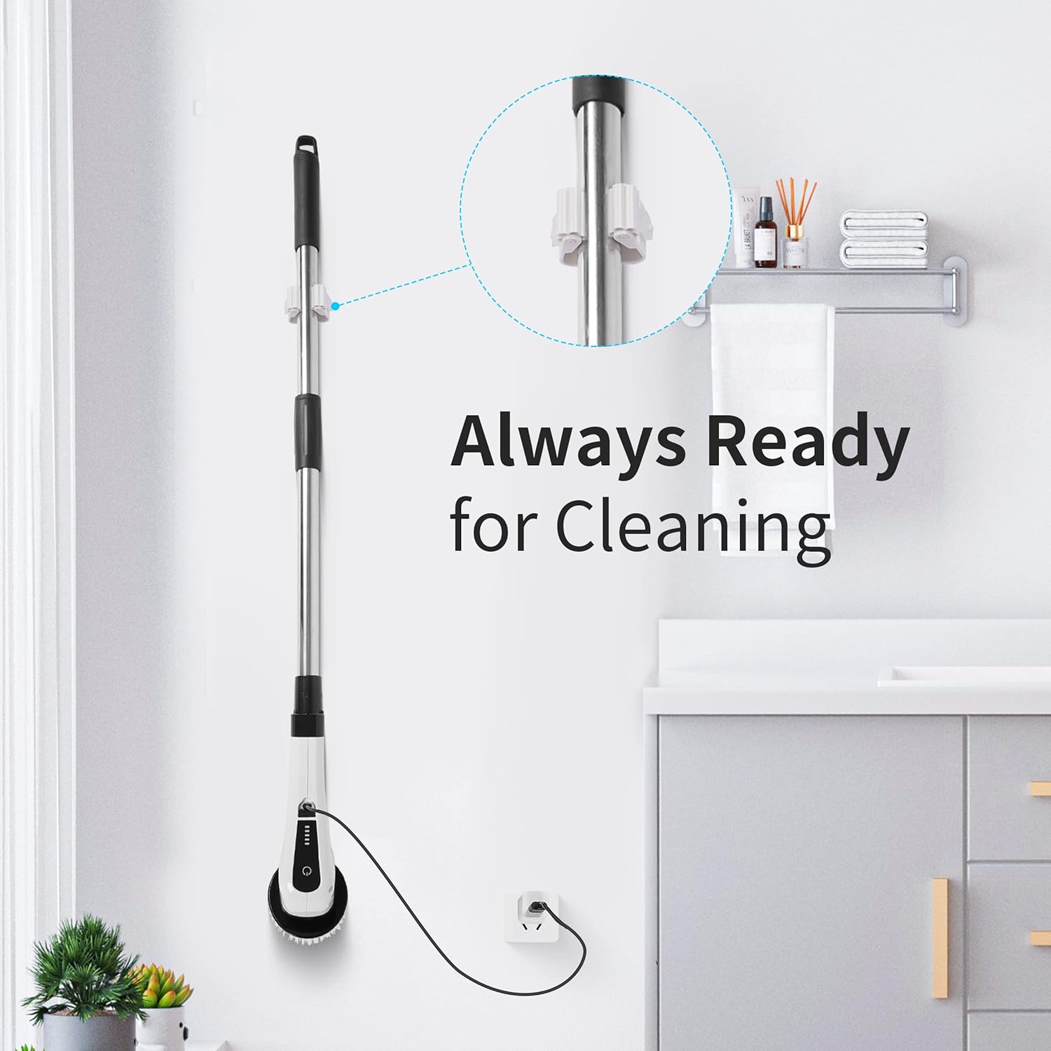 SAPANA Electric Scrubber with 8 Heads and Gloves 1
