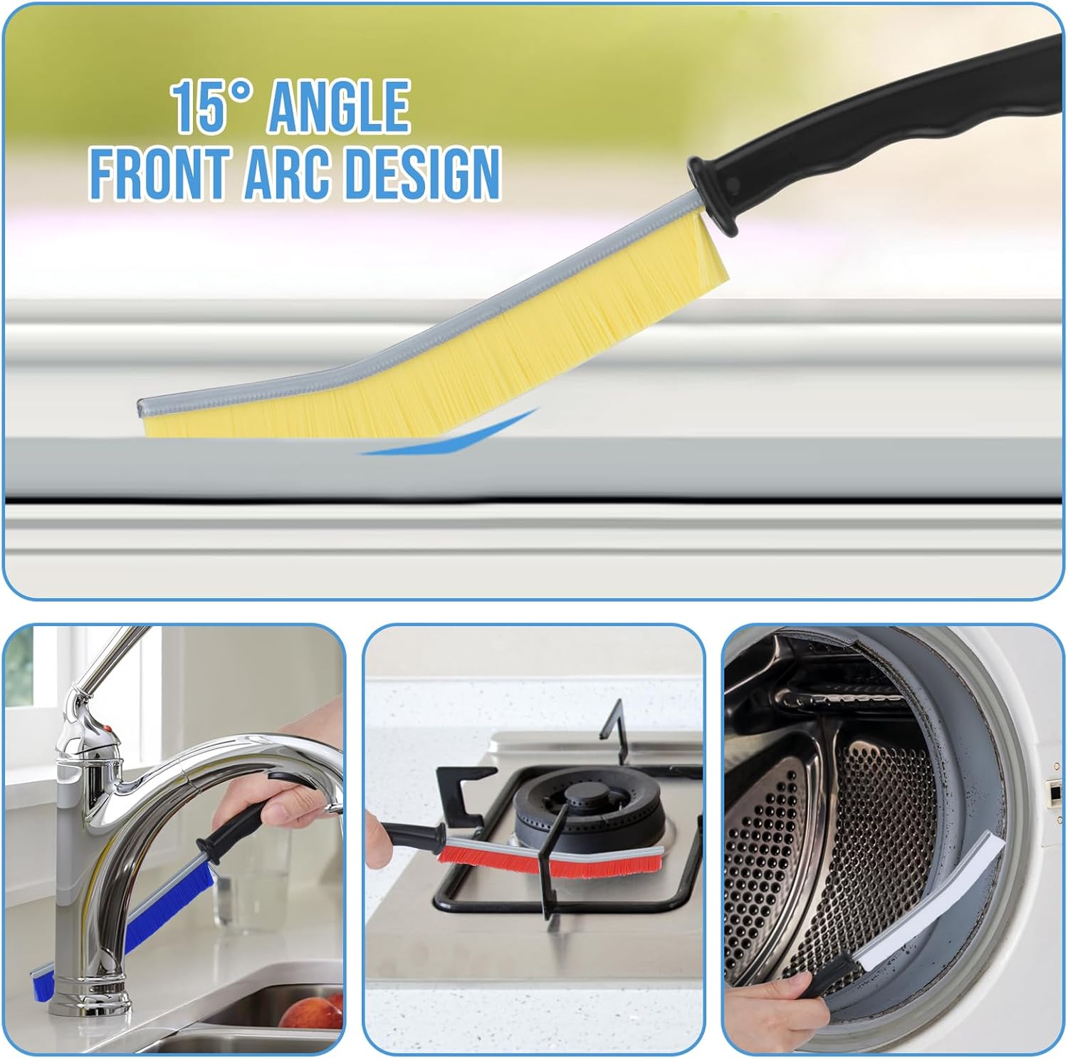 Tedmax 6 Pcs Crevice Cleaning Brush Set