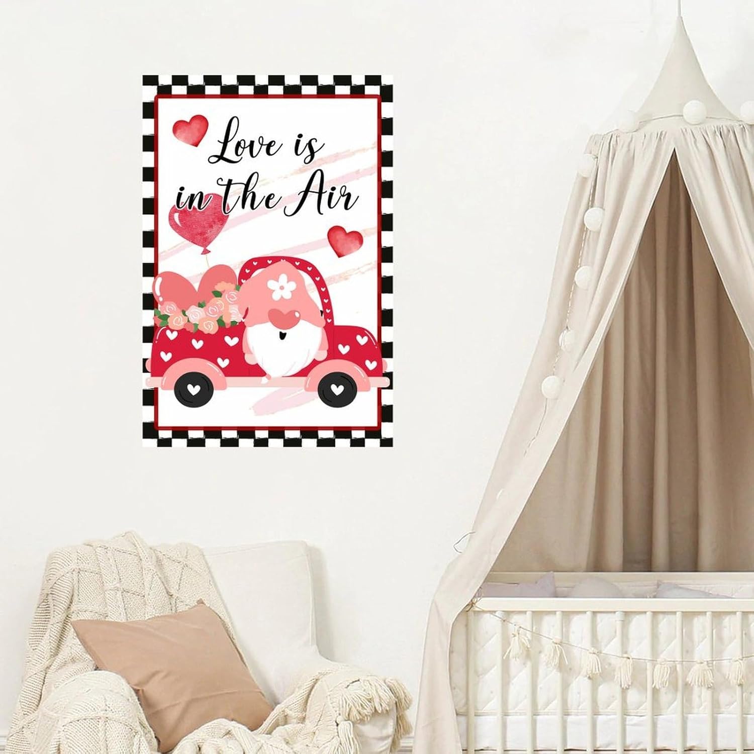 Valentines Day Love is in the Air Wall Decal Sticker