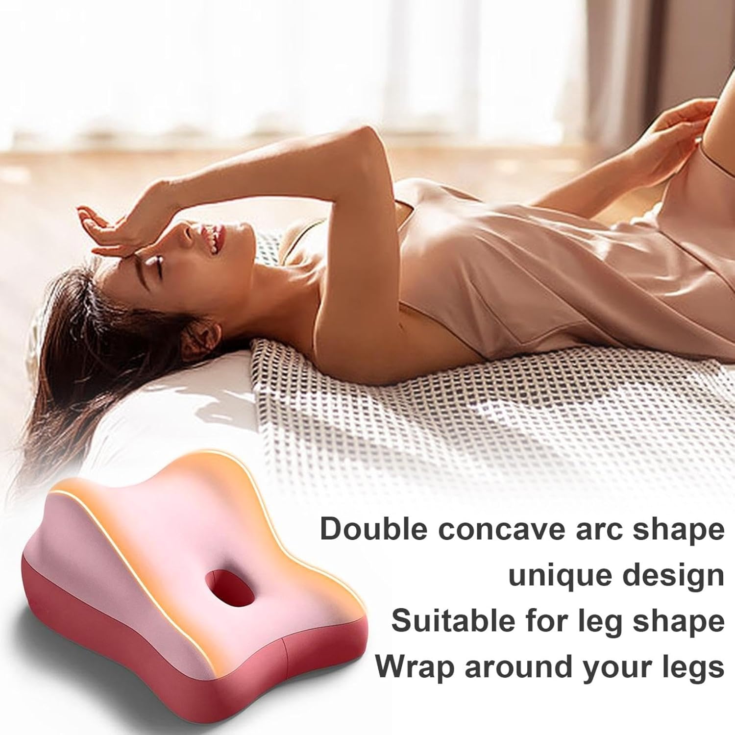Butt Cushion for Couples - Low Profile Memory Foam Support Pillow