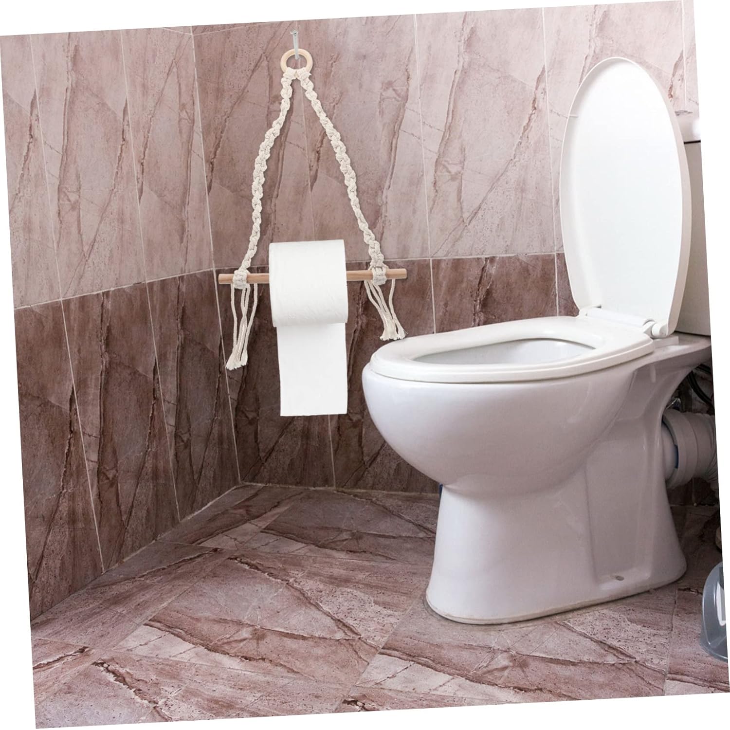 Angoily 1pc Wall Mounted Tissue Holder Nordic Style