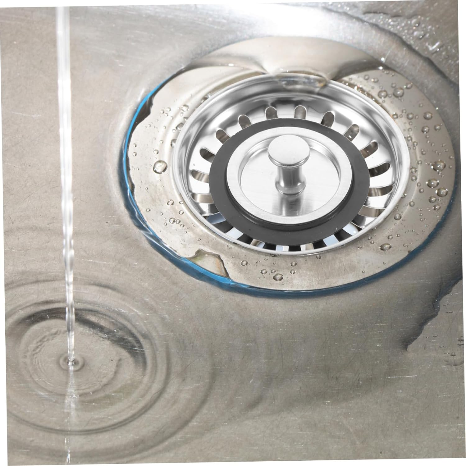DECOMELODY Tub Stopper Drain Strainer for Kitchen and Bathroom