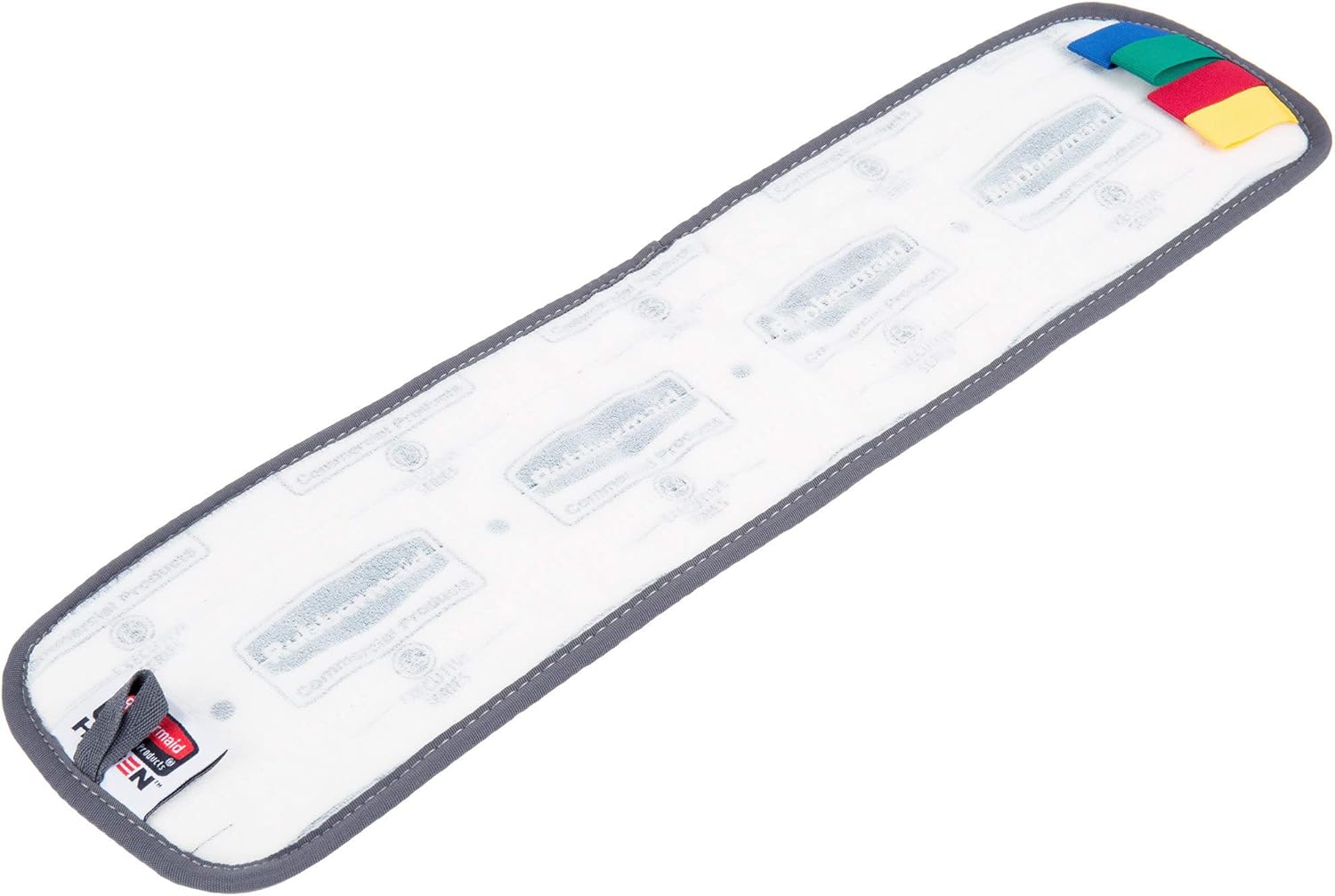 Rubbermaid HYGEN Microfiber Wet Mop Head Pad 18 inch Grey