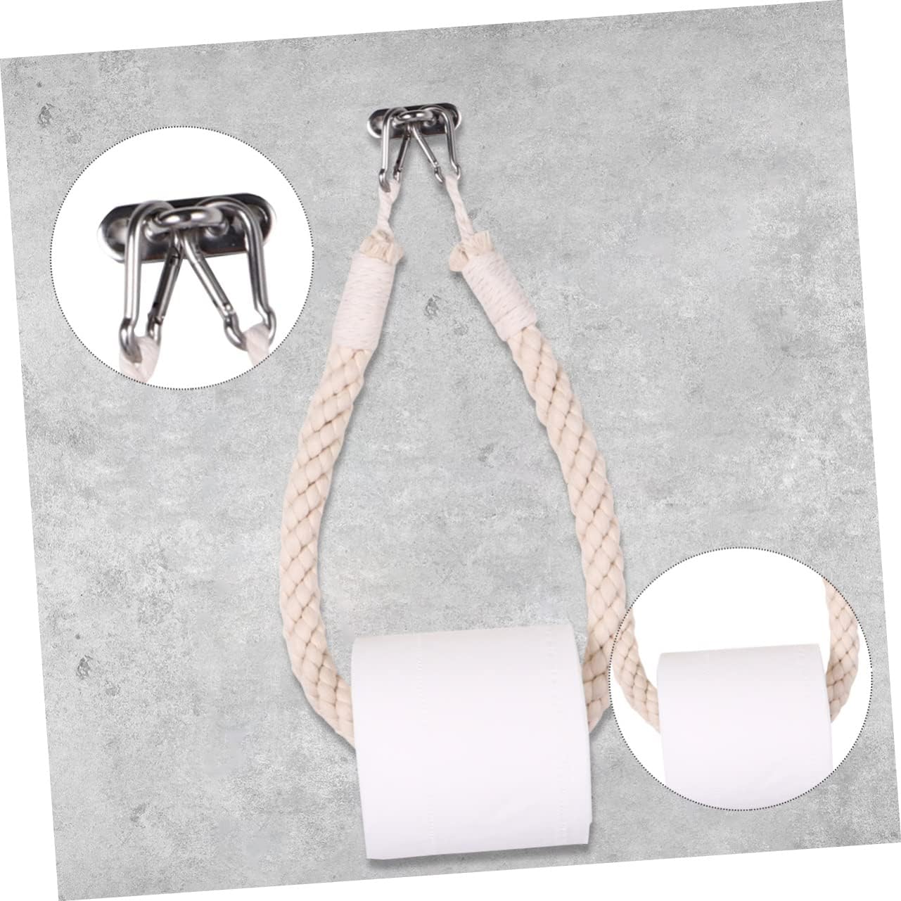 COHEALI Nautical Rope Toilet Paper Holder