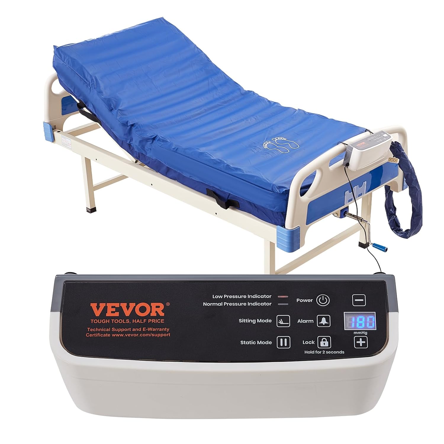 VEVOR Alternating Air Pressure Mattress with Electric Pump 1