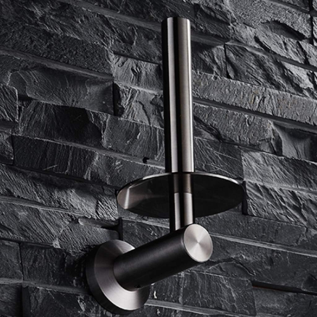 SanCak Toilet Roll Holder Wall Mounted Stainless Steel Bathroom Paper Holder 1