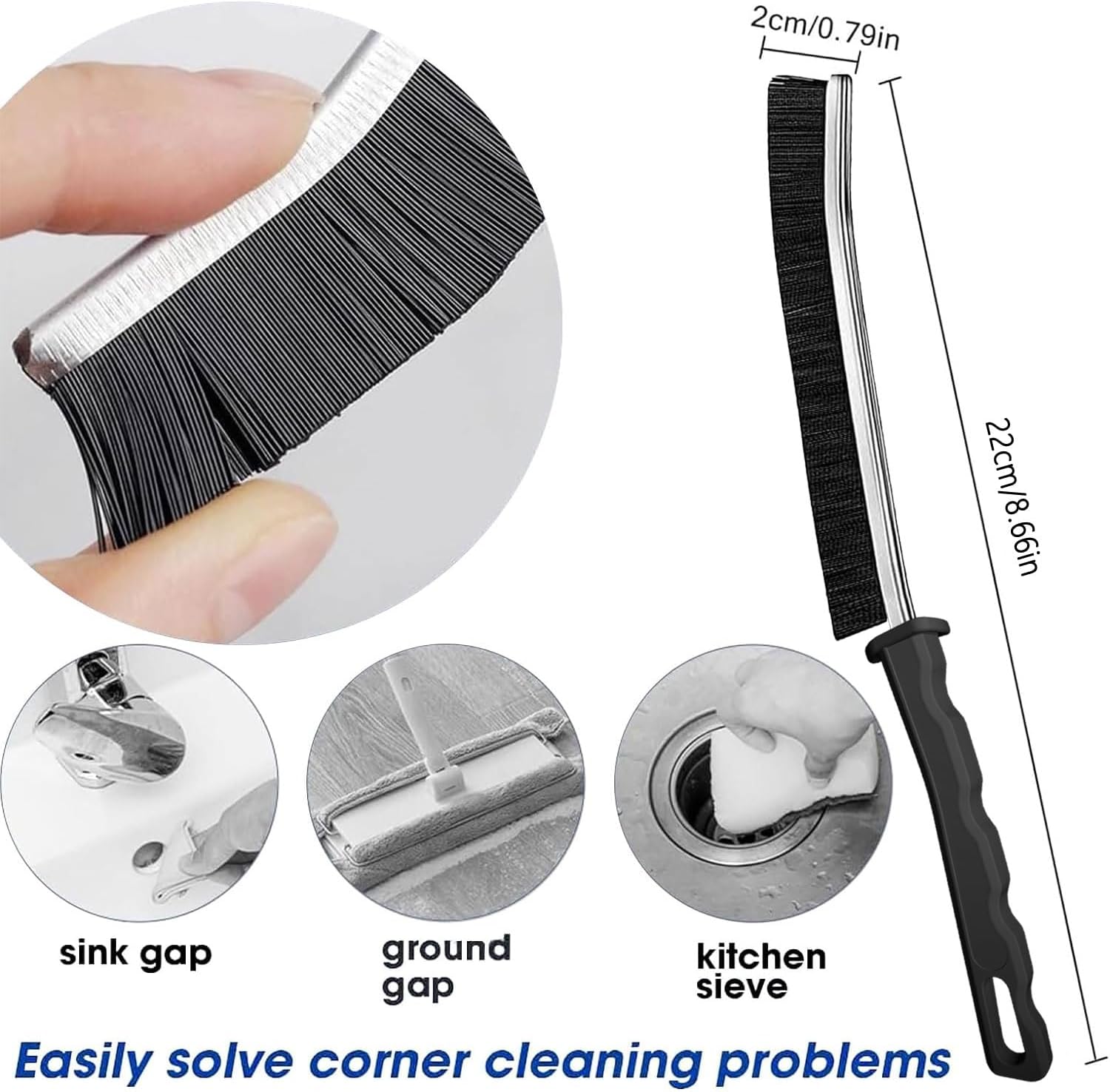 AUDELN 6Pcs Multifunctional Gap Cleaning Brush Tool