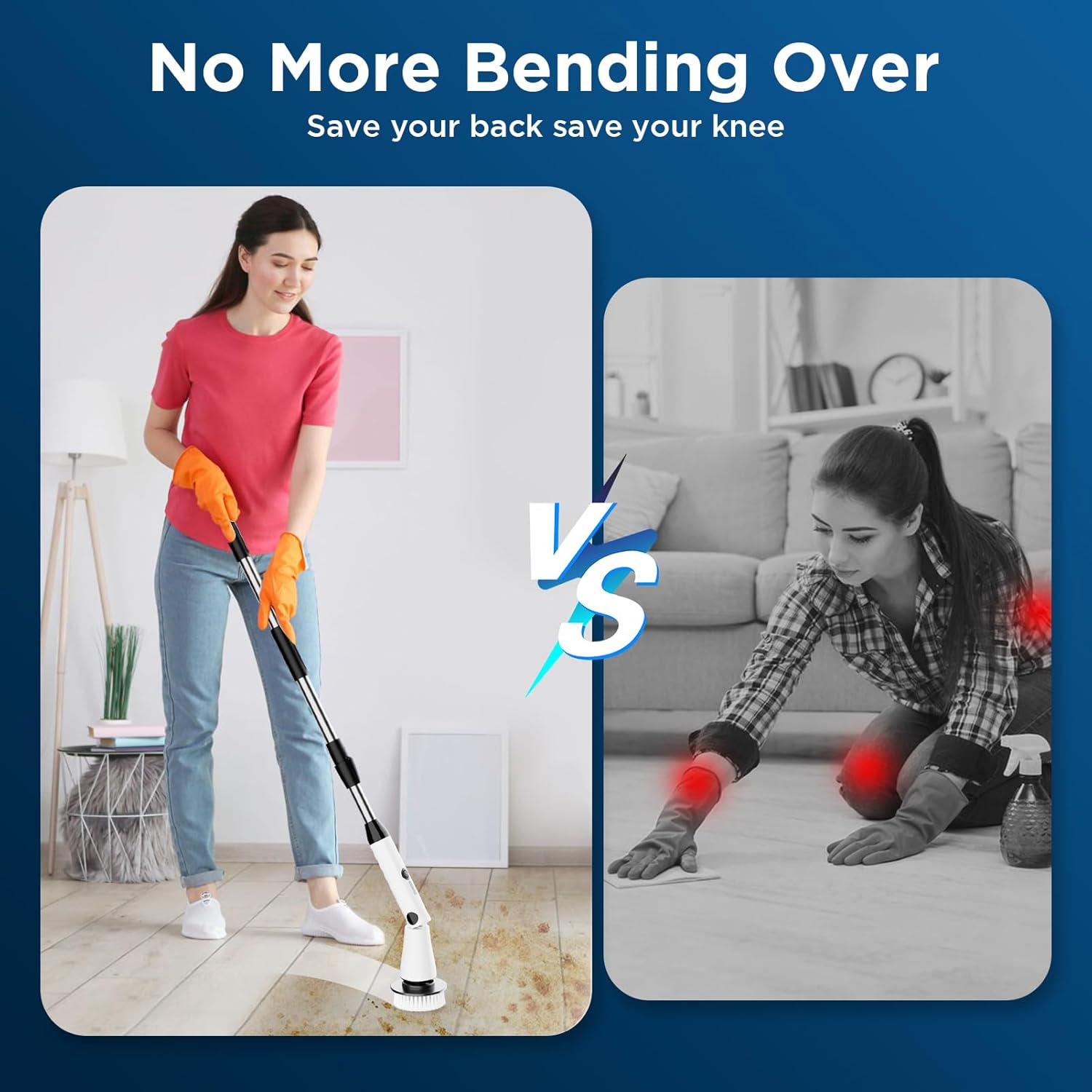 Swtroom Electric Spin Scrubber with 4 Brush Heads