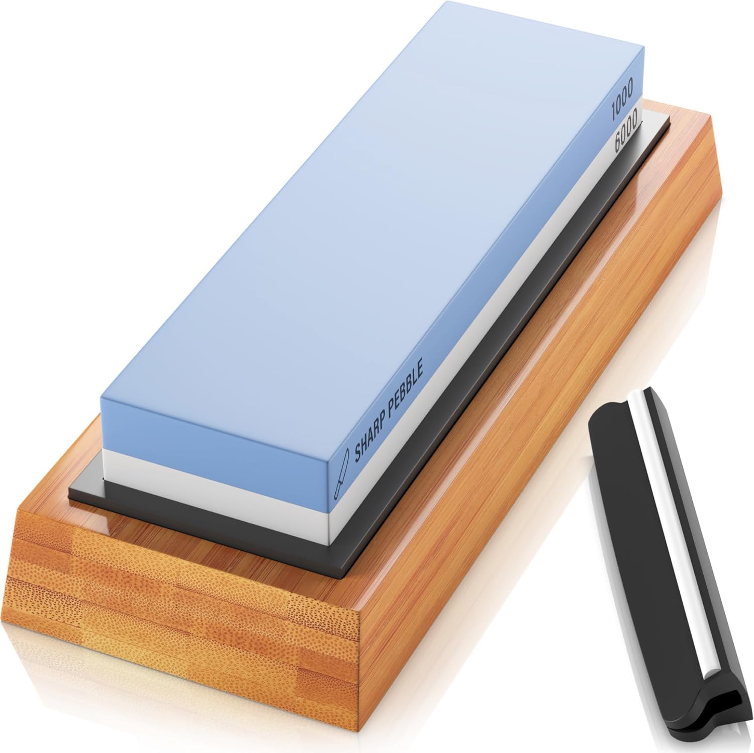 Sharp Pebble Double-Sided Whetstone Knife Sharpener 10006000