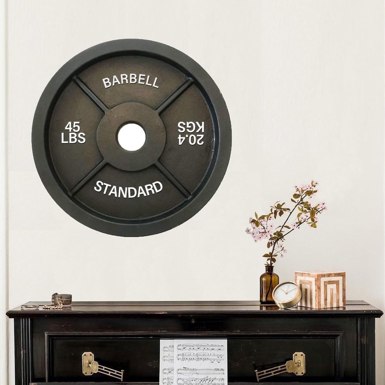 Powerlifting Wall Decal 28in for Home Gym Decor