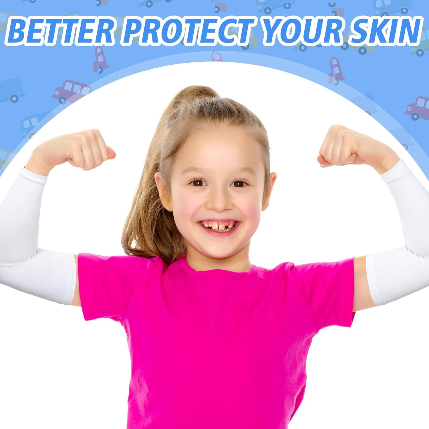 Eurzom 8 Pairs Eczema Protection Sleeves for Kids