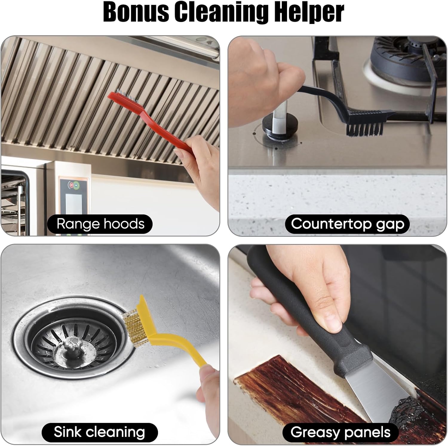 Tedmax 8 Pcs Crevice Cleaning Brush Set 1