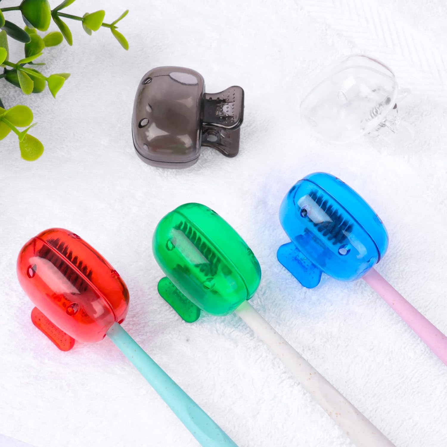 Waenerec 6 Pack Toothbrush Covers Travel Protectors for Kids Adults