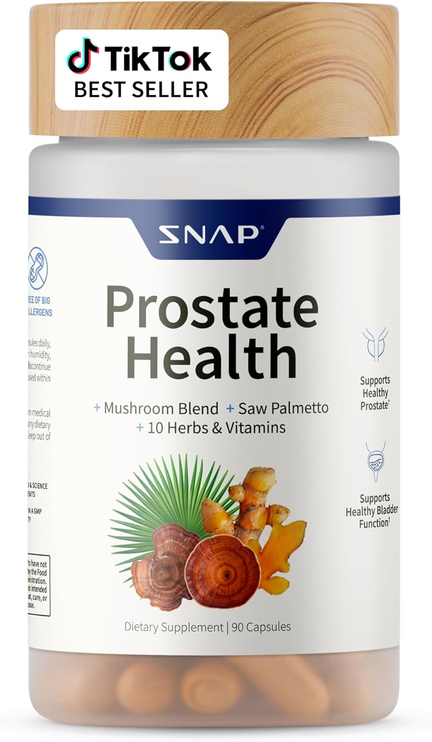 Snap Supplements Prostate Health Support 90 Capsules 1