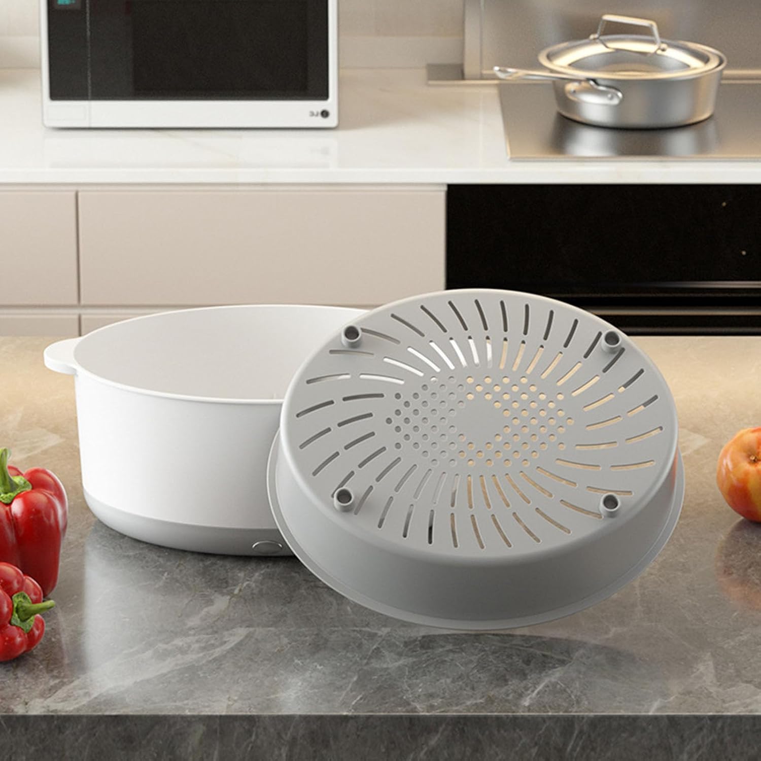 ASHATA Fruit and Vegetable Washing Machine Portable Electric Cleaner