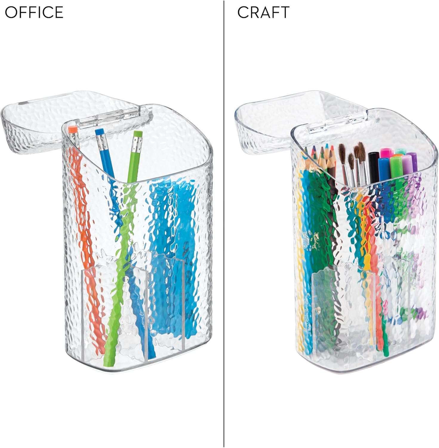 InterDesign iDesign 53450 Rain Toothbrush Holder with Lid