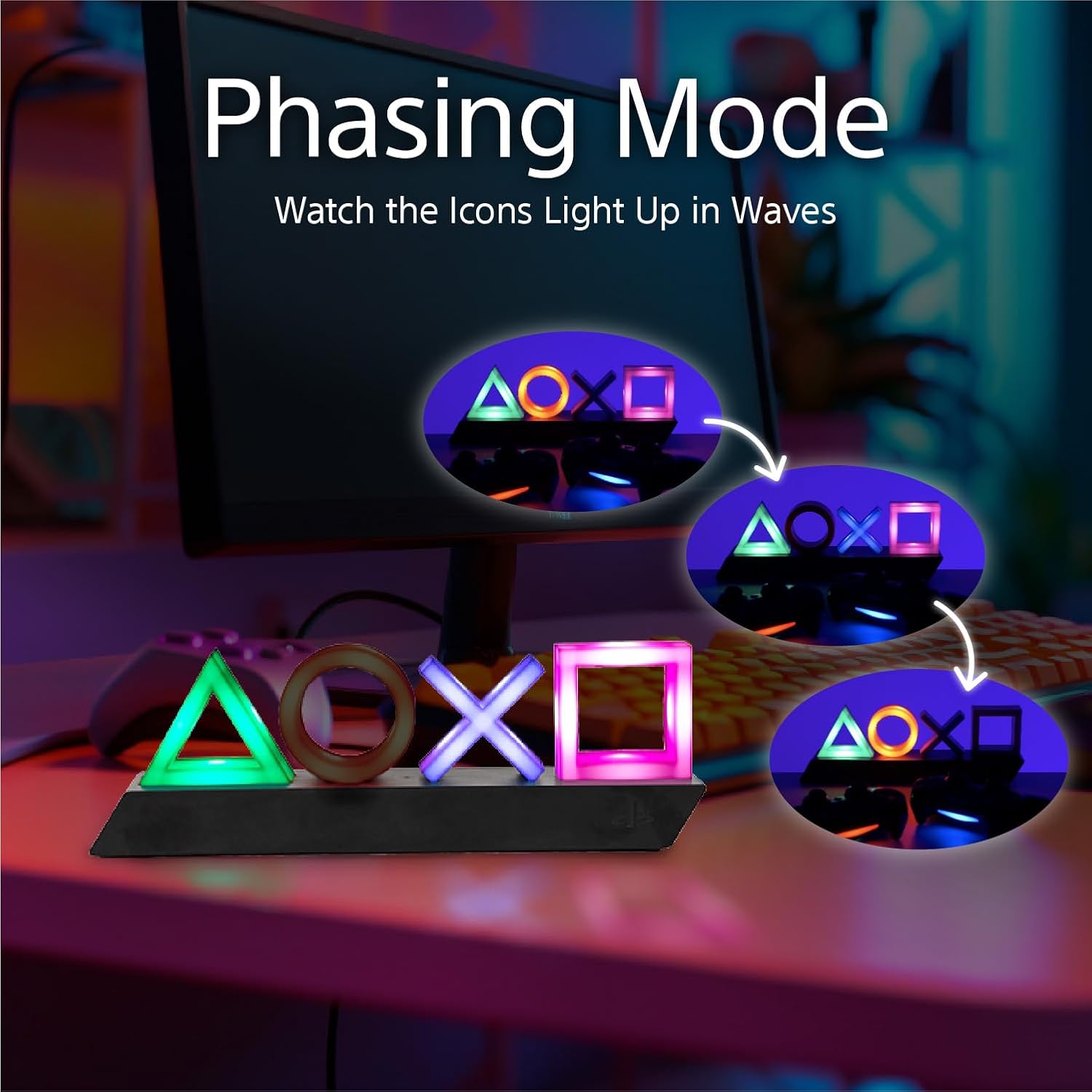 Paladone PlayStation Controller Icons Light - 3 Modes
