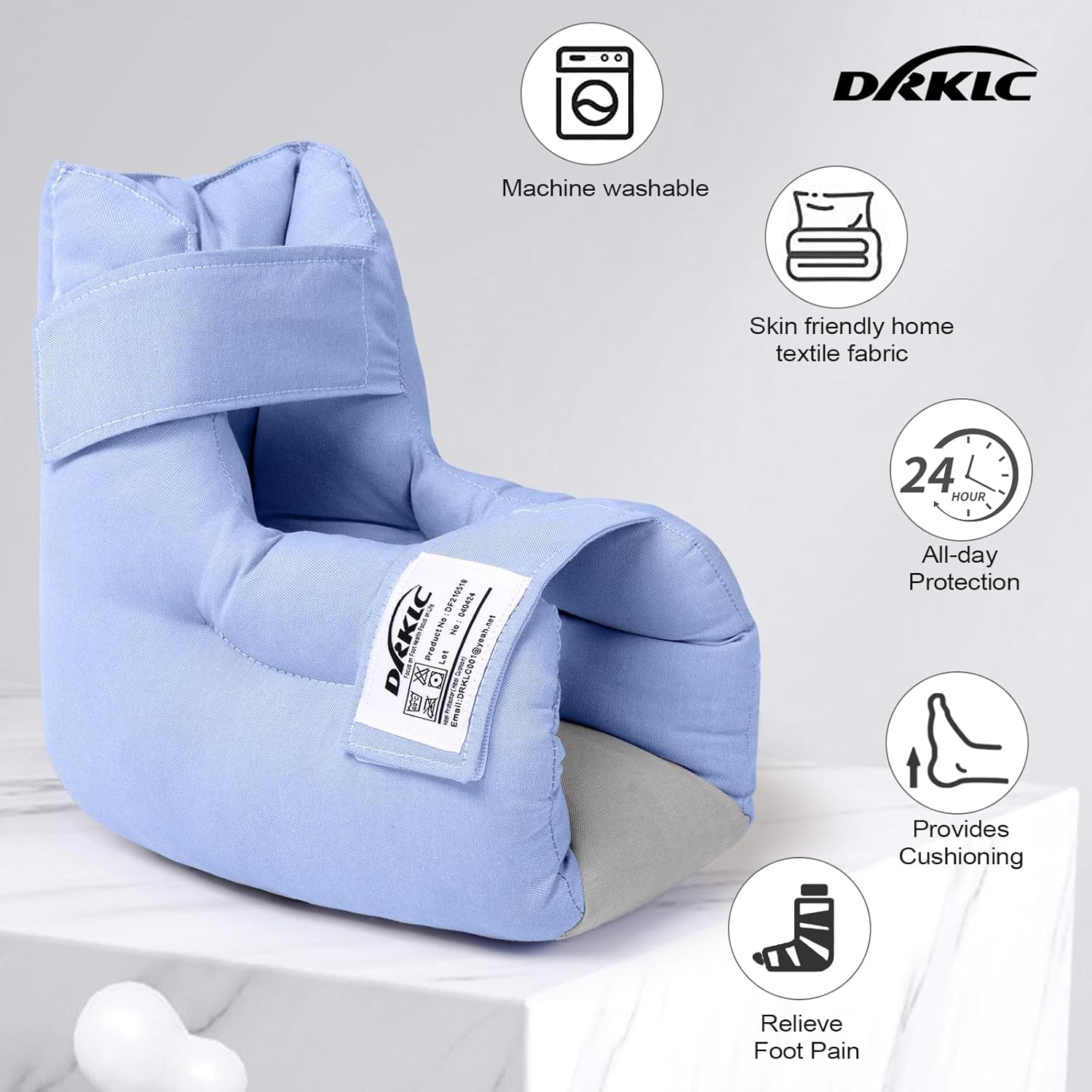 DRKLC Heel Protector Cushion for Pressure Sores Relief