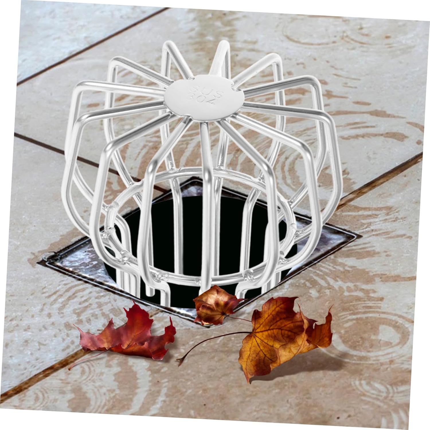 Roof Drainage Net - Stainless Steel Leaf Guard for Gutters