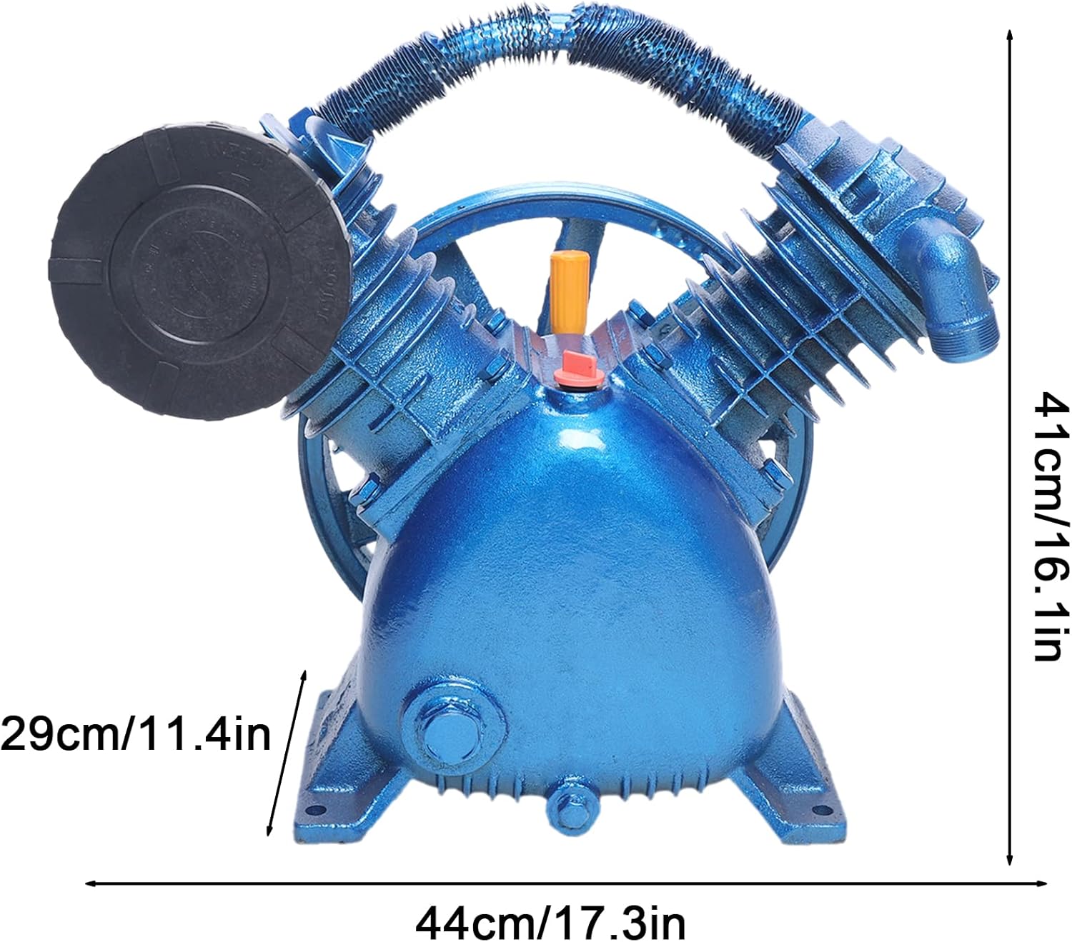 175 PSI Twin Cylinder Air Compressor Head Pump