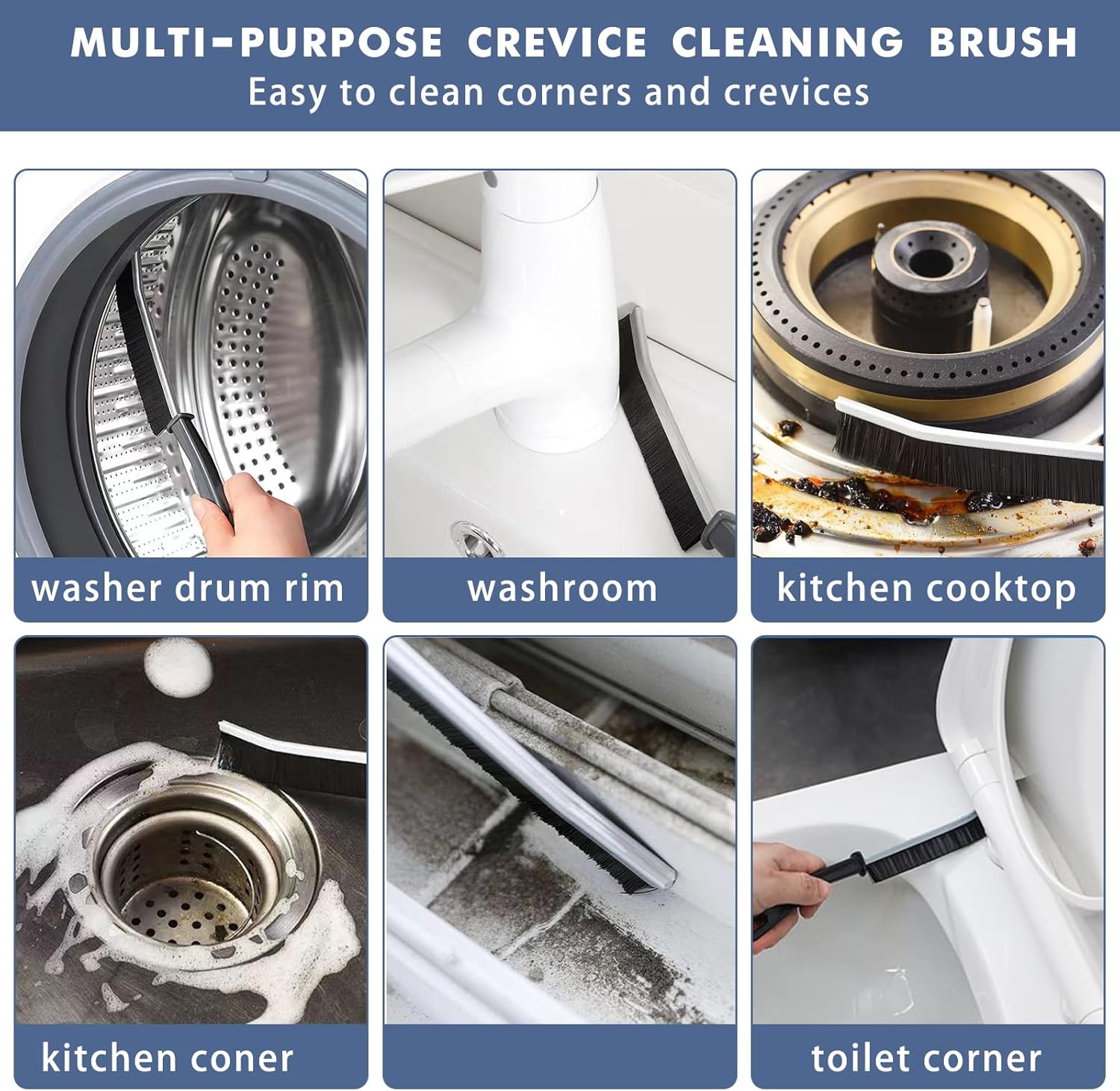 Loyuril Crevice Cleaning Brush 4pcs Set
