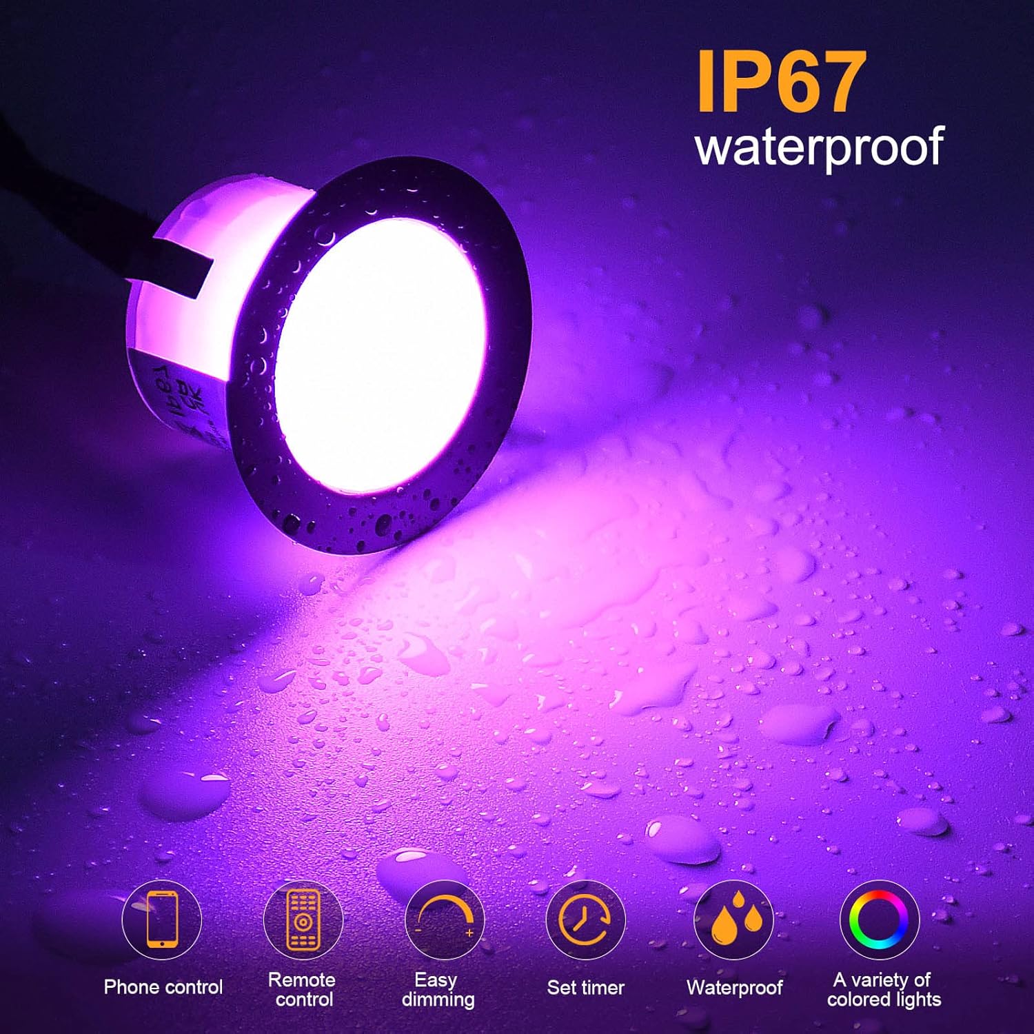 Sumaote Smart LED Deck Light Kit 30 Pack
