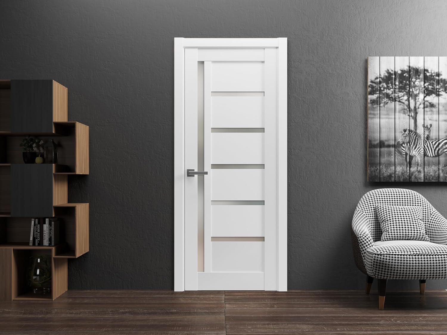 SARTODOORS Pantry Door 28x80 with Hardware